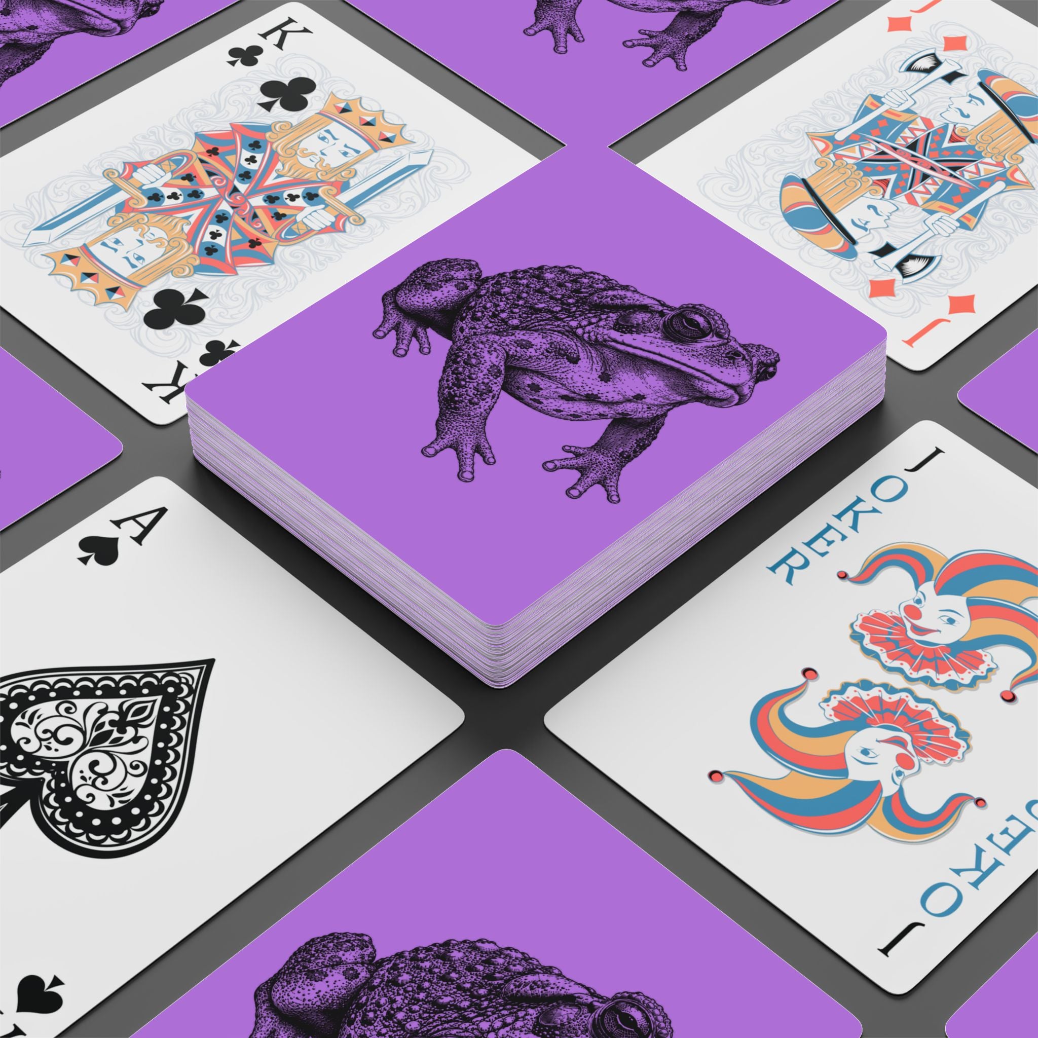 Purple Toad Spirit Cards – Premium Playing Card Deck