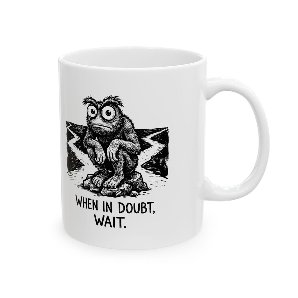 When in Doubt, Wait Ceramic Mug – 11 oz