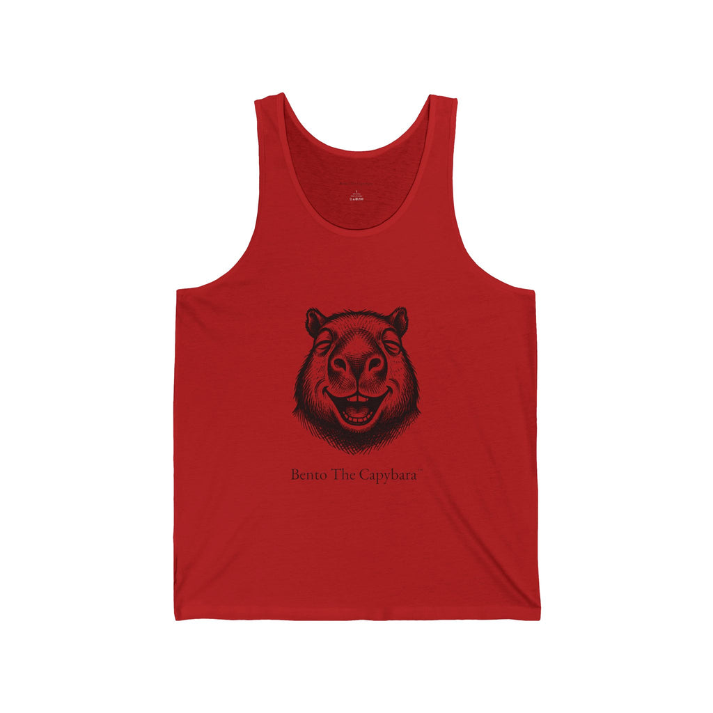Smiling Capybara Women's Jersey Tank Top
