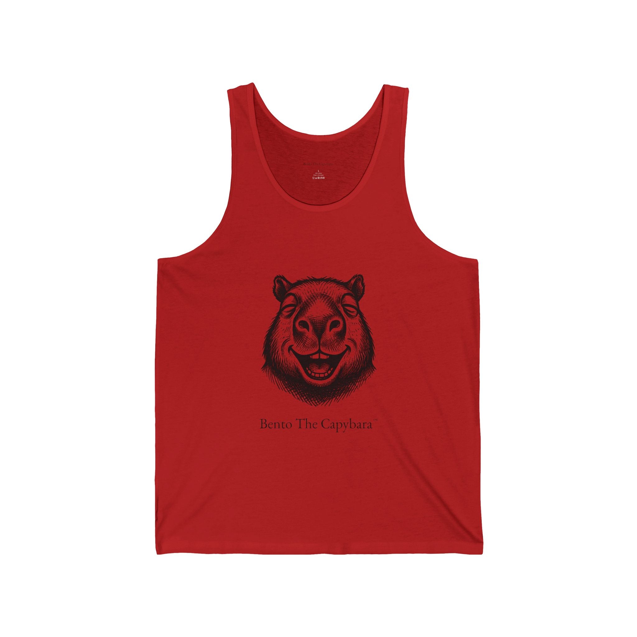 Smiling Capybara Women's Jersey Tank Top