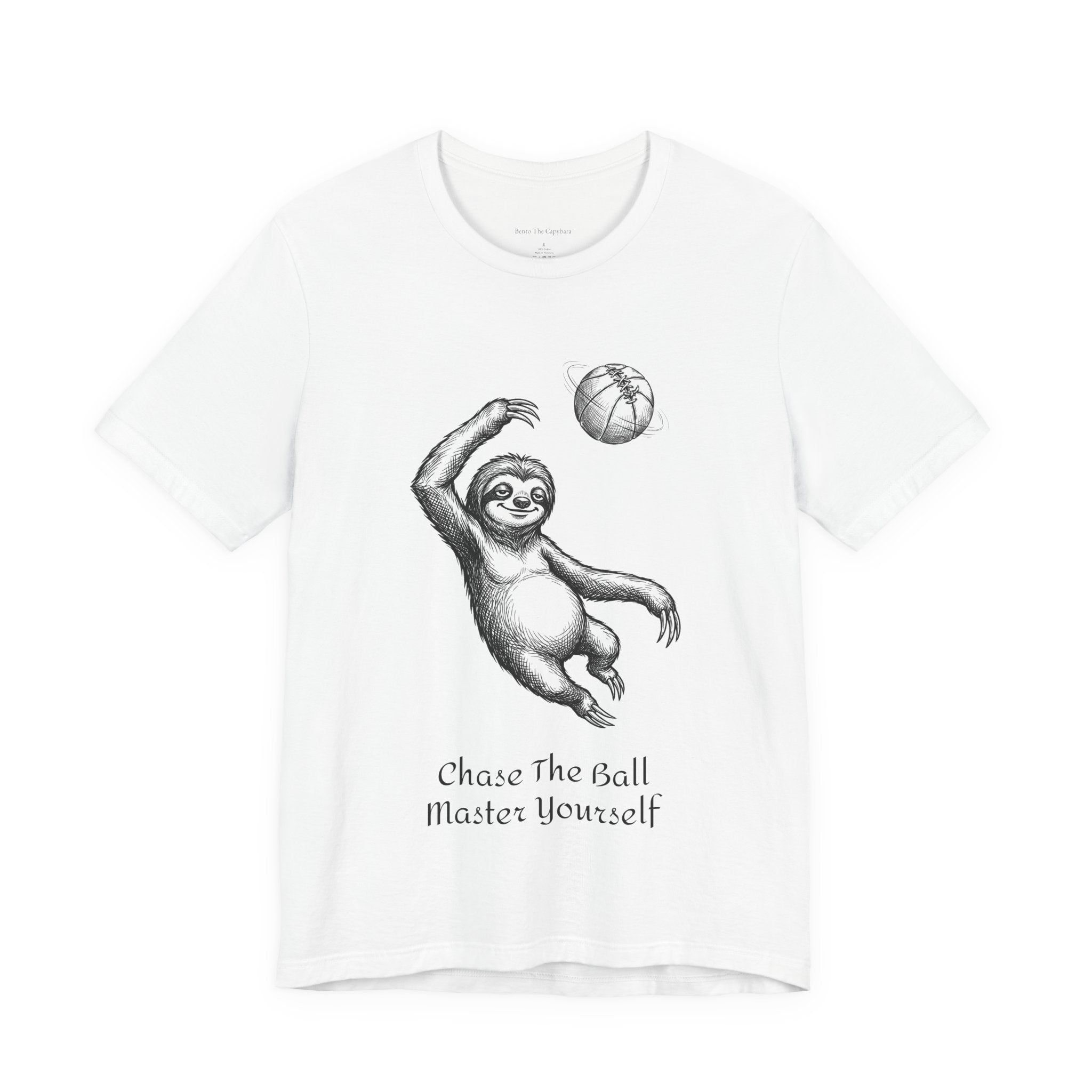 Chase The Ball. Master Yourself - Men's T Shirt