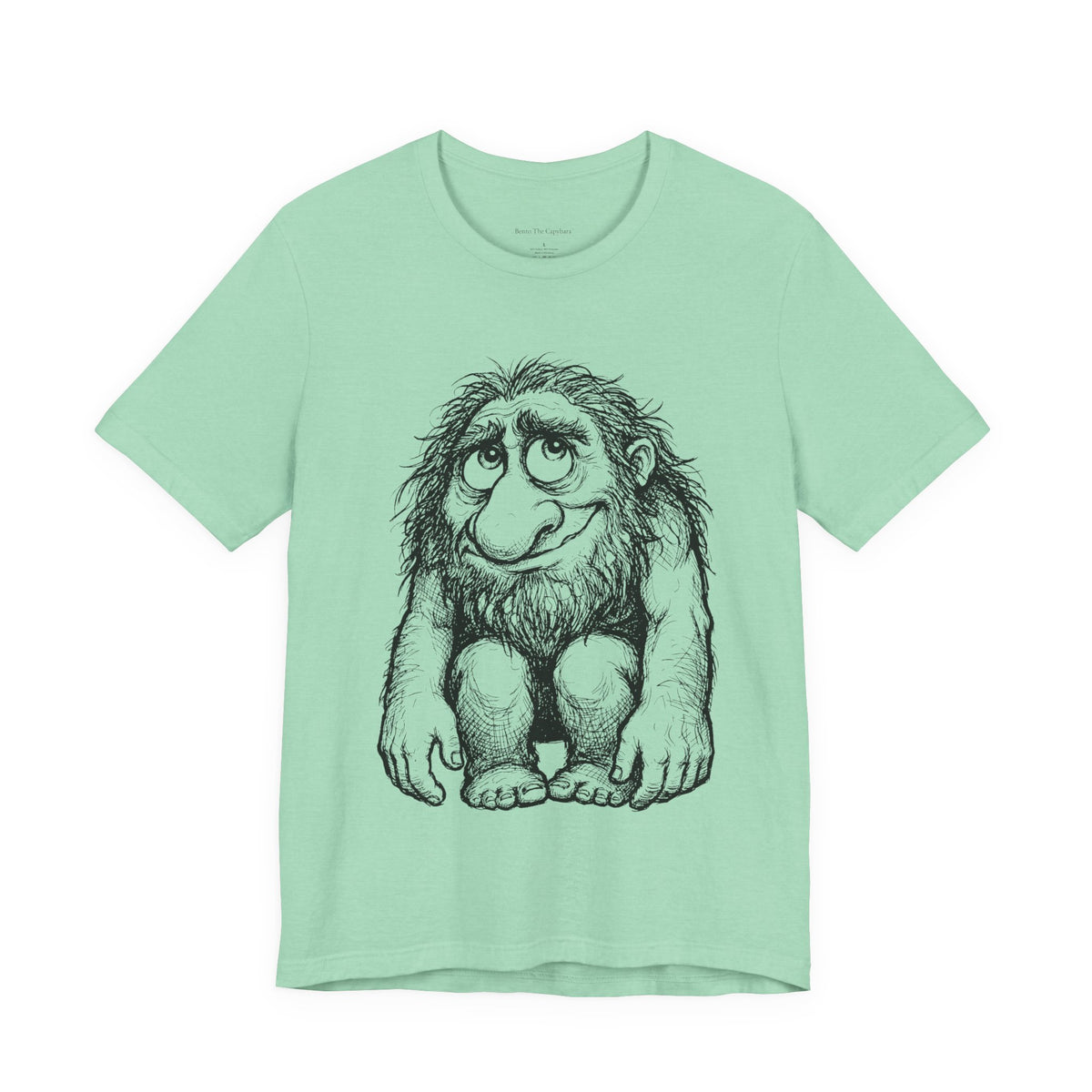 Hopeful Caveman - Unisex Graphic Round Neck T-Shirt