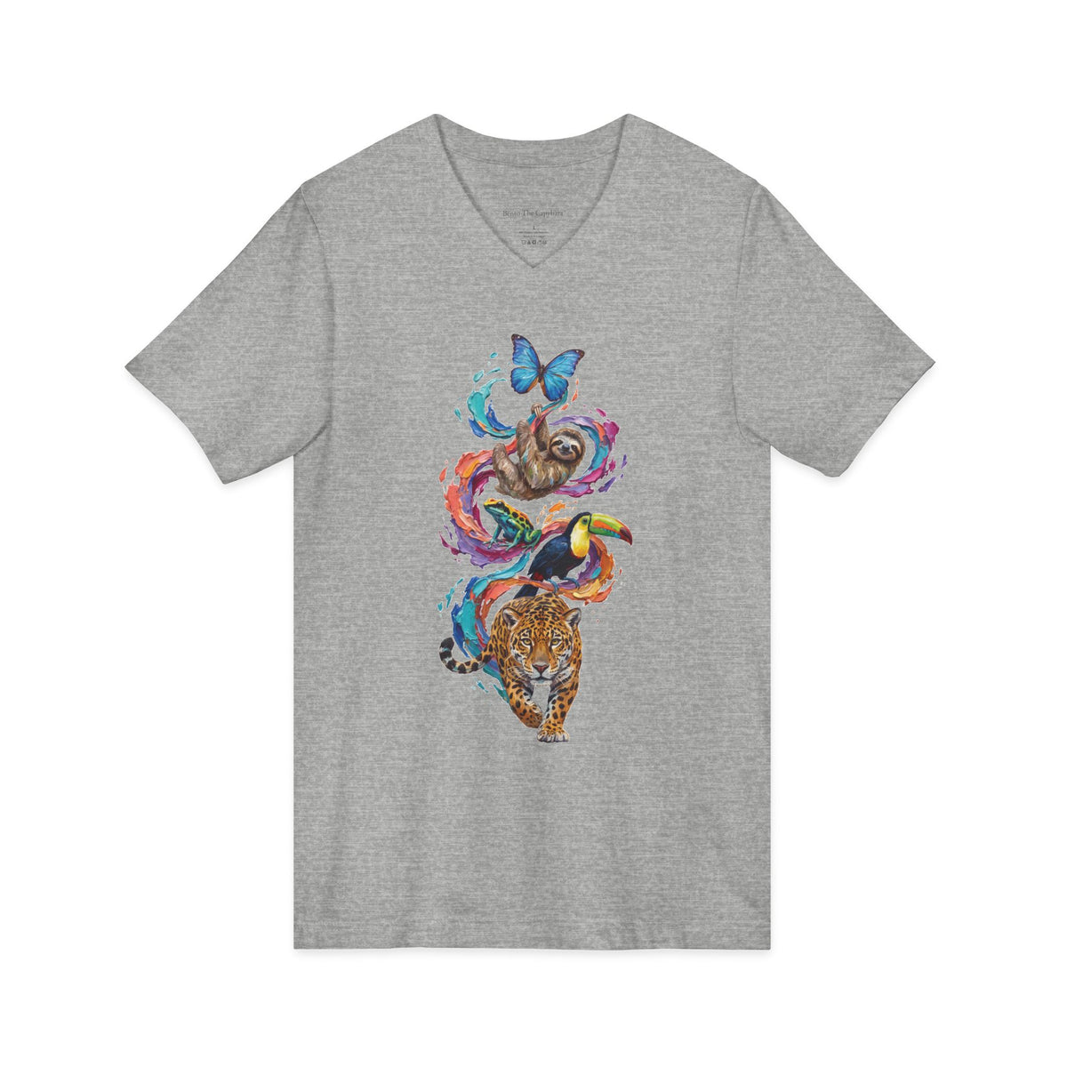 Rainforest in Motion V-Neck T-Shirt