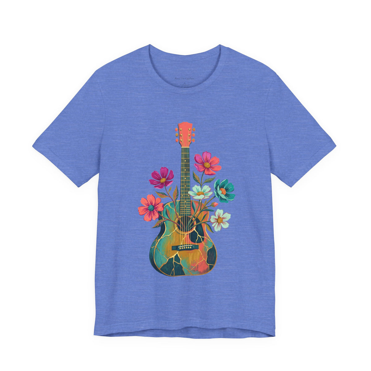Blooming Chords — Unisex Round Neck Graphic T-Shirt