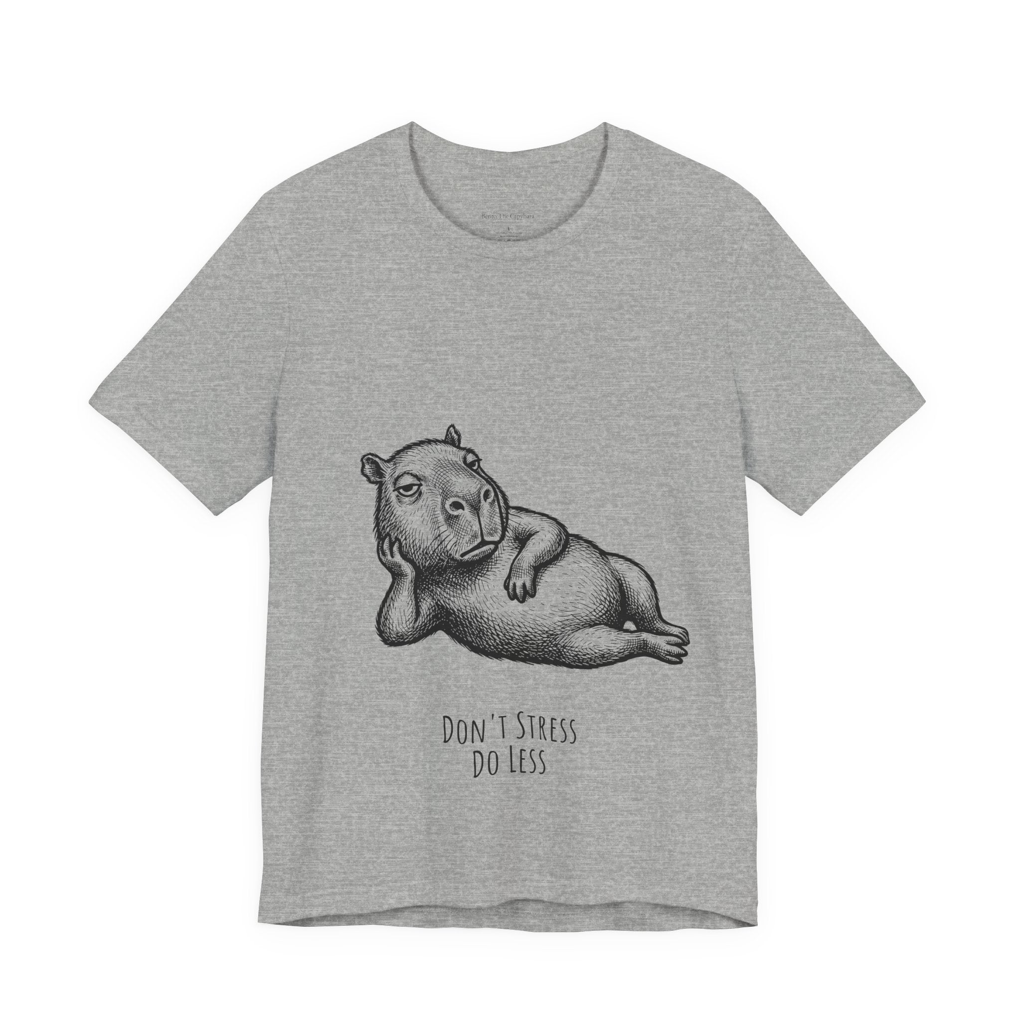 Don't Stress Do Less Capybara Unisex T-Shirt