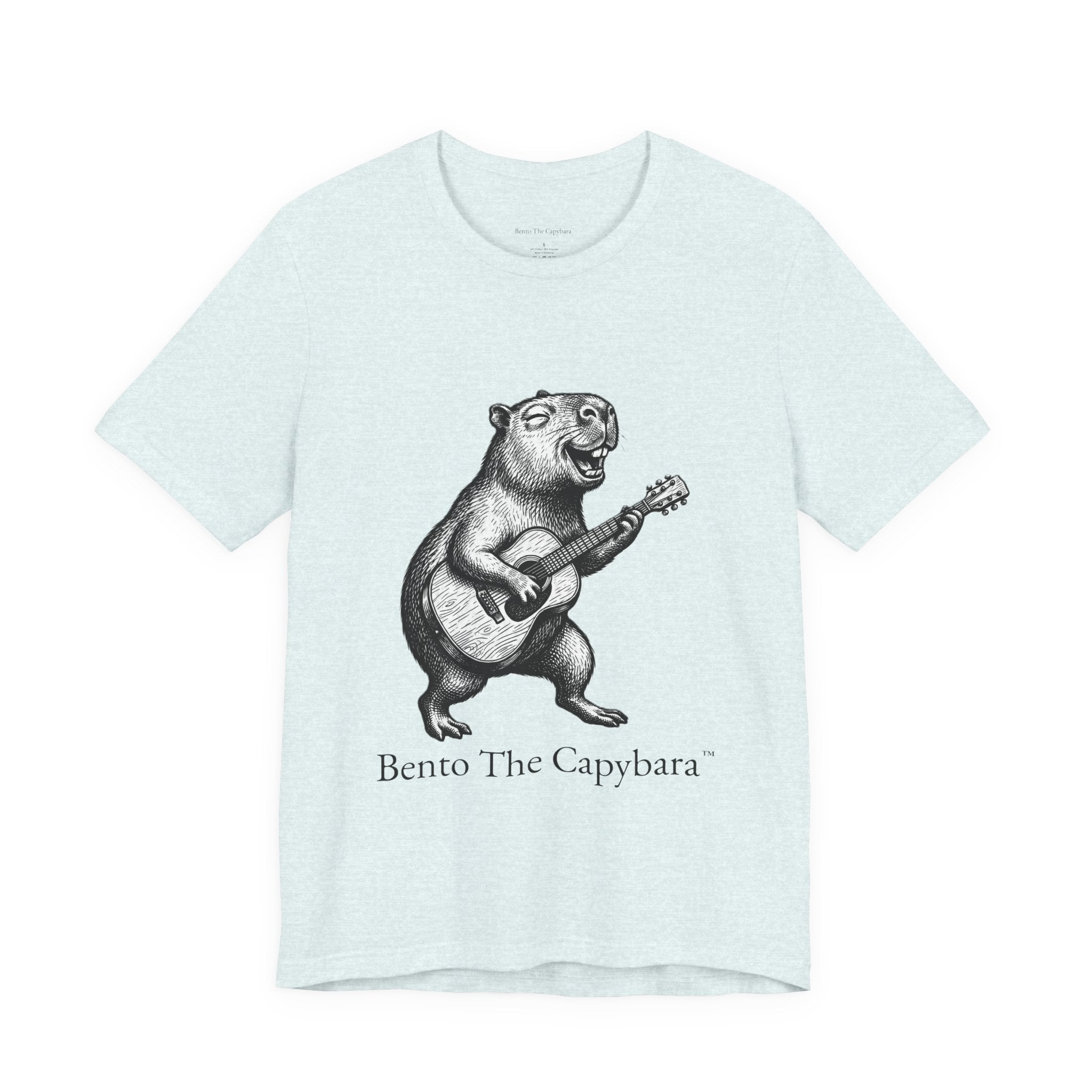 Musical Vibes Capybara UNISEX Round Neck T-Shirt