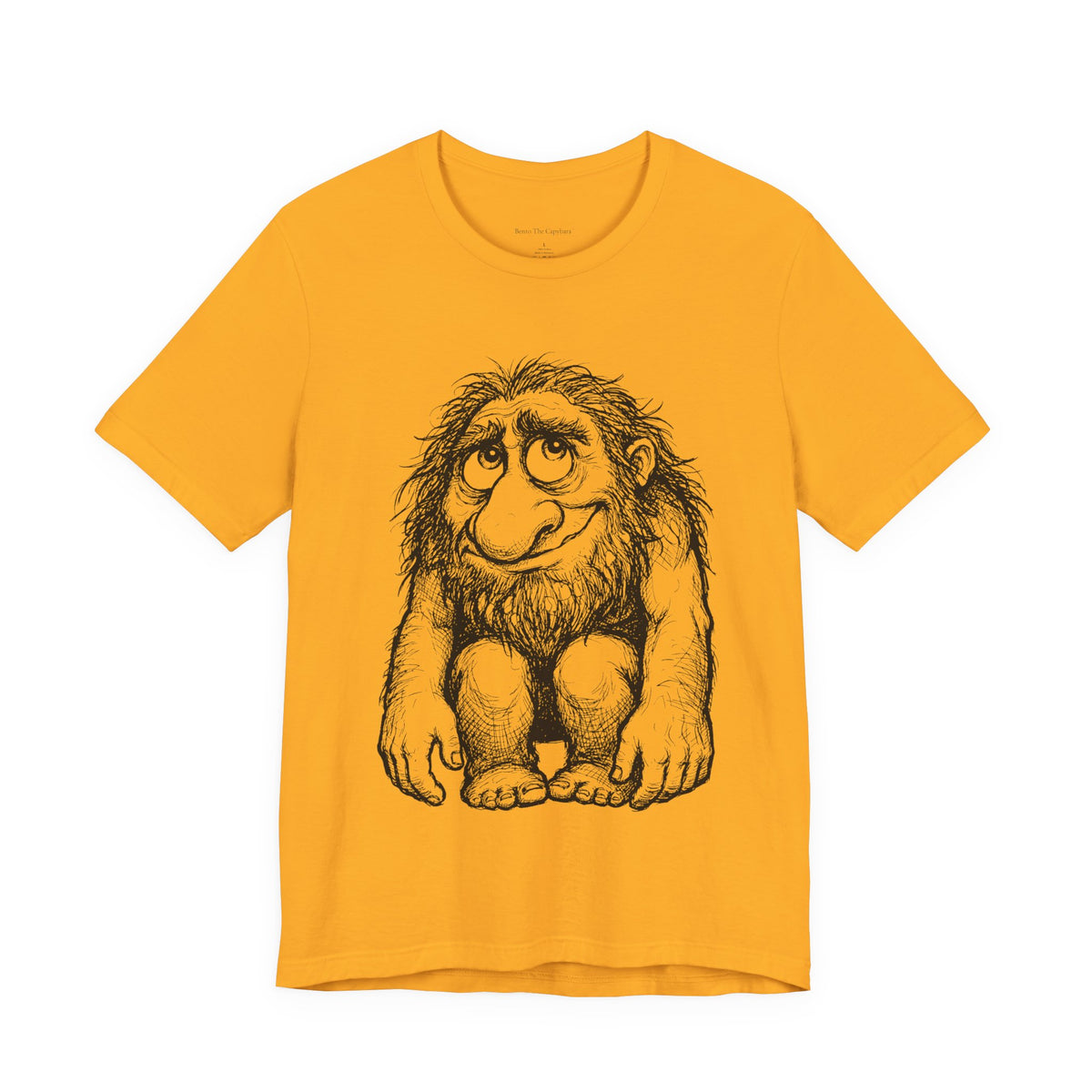 Hopeful Caveman - Unisex Graphic Round Neck T-Shirt