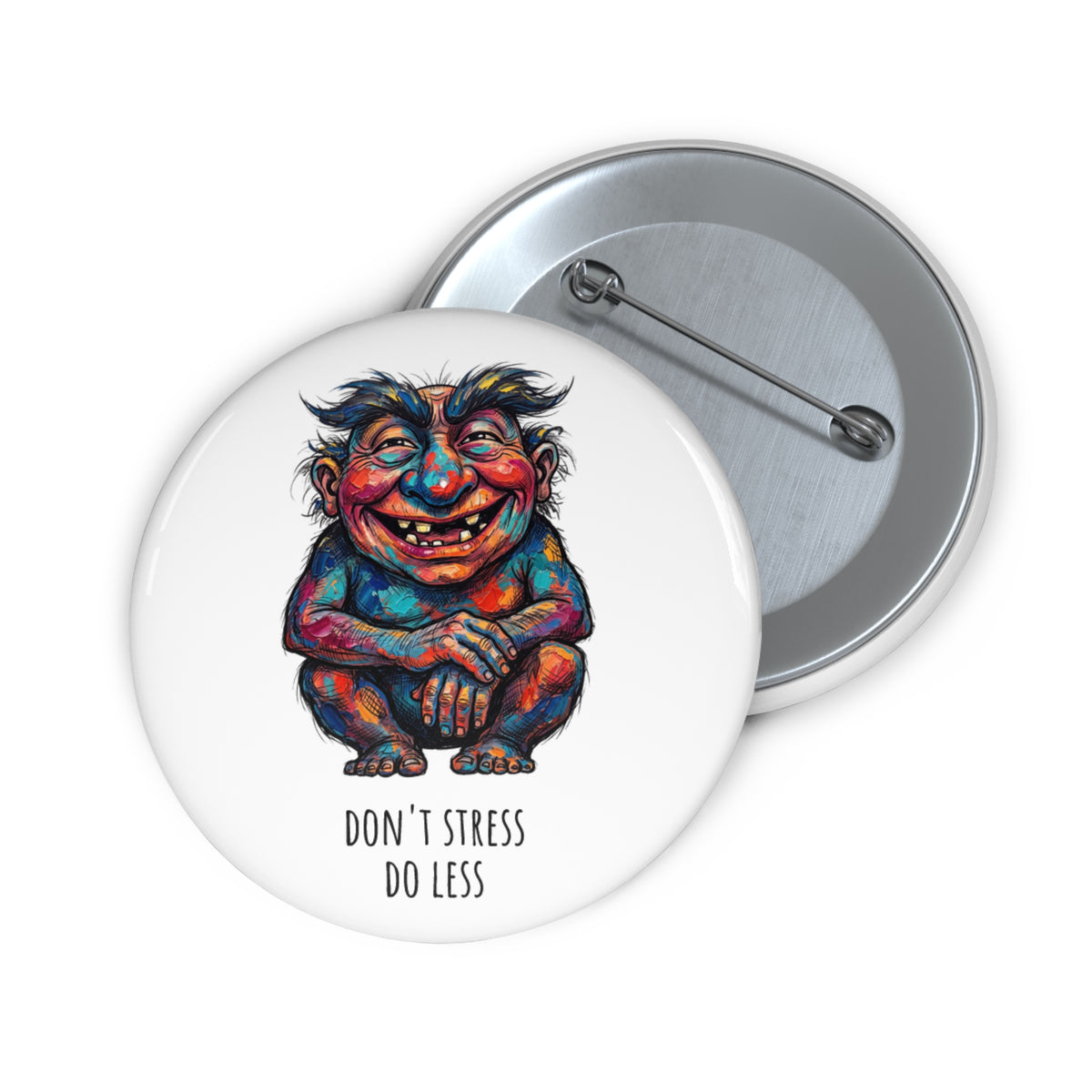 The Trickster 2.25" Pin Button