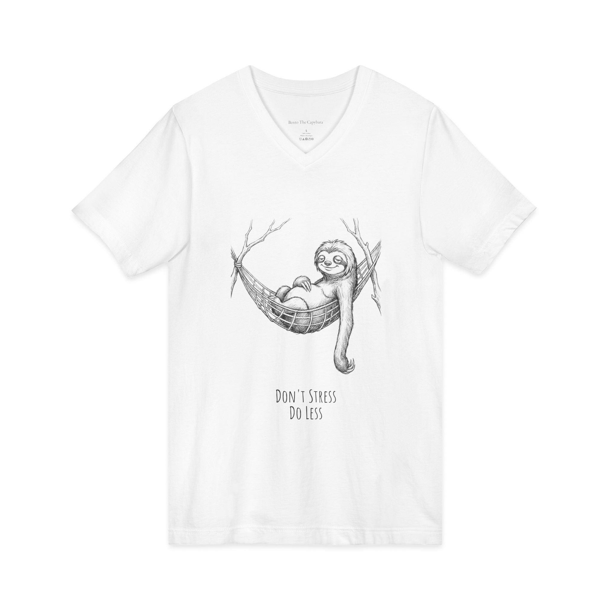 Don't Stress. Do Less. UNISEX V Neck