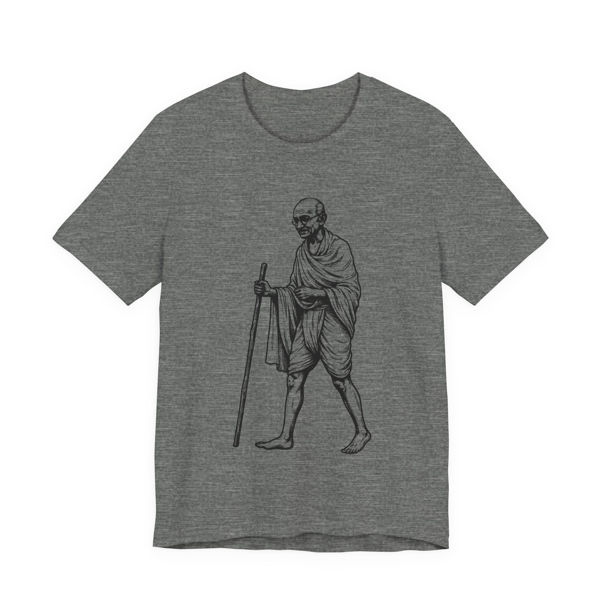 Be The Change You Want To See in The World - Round Neck Tee