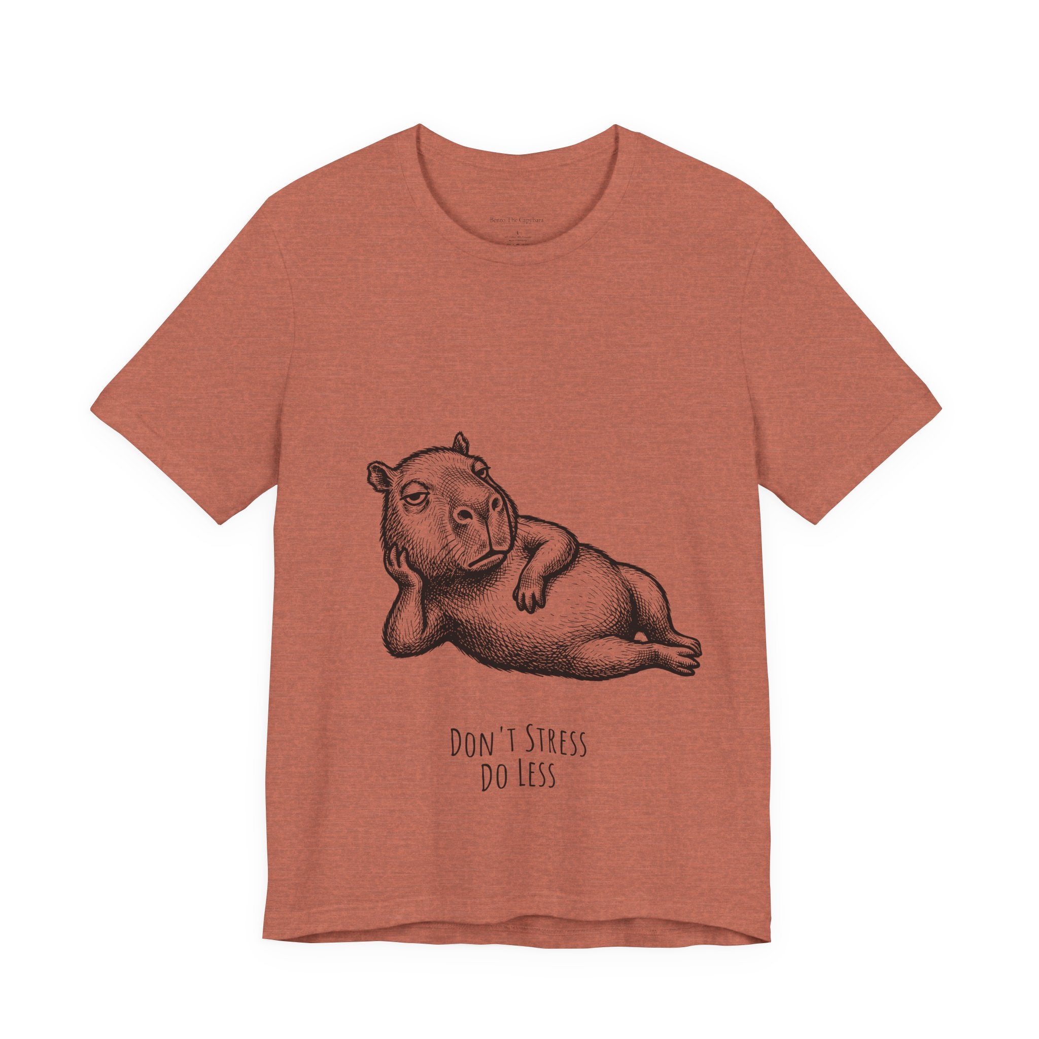 Don't Stress Do Less Capybara Unisex T-Shirt