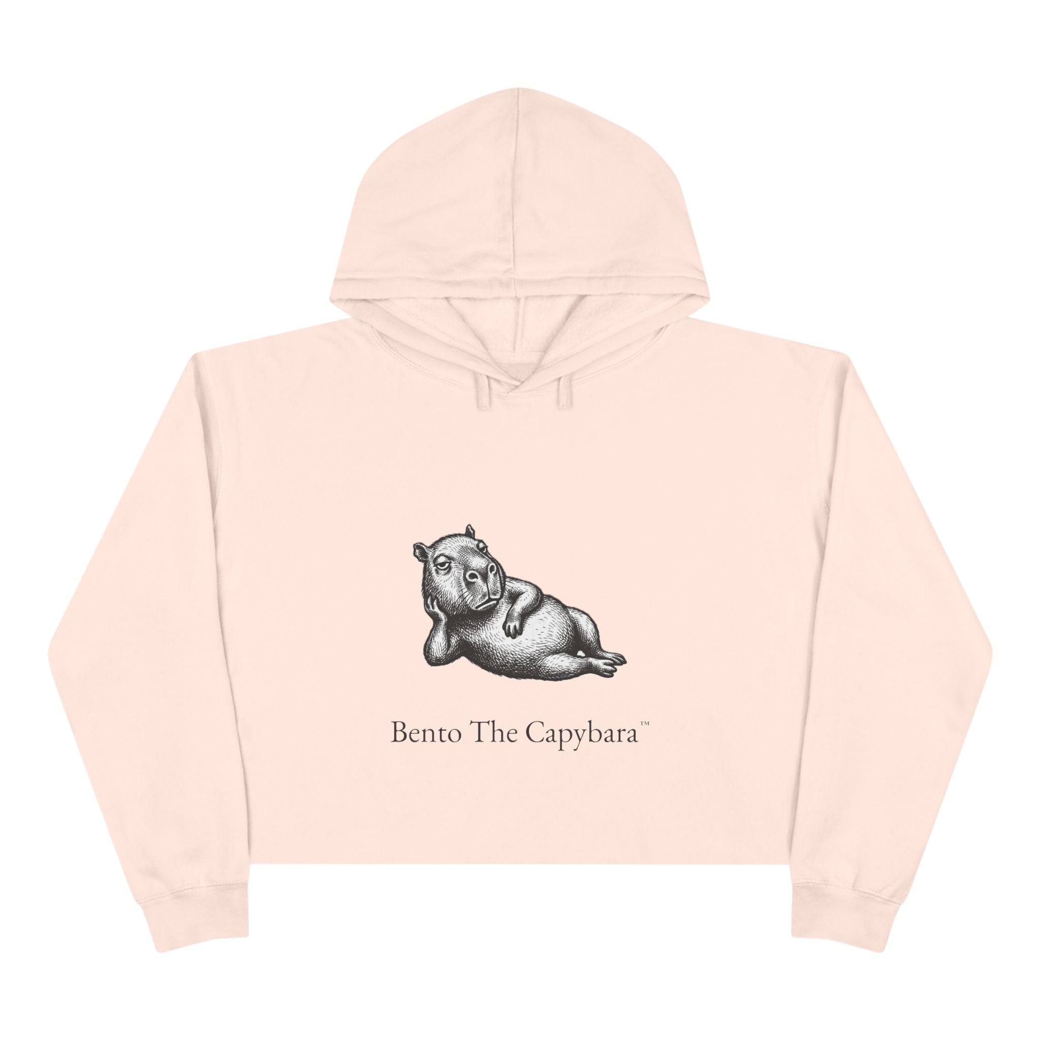 Bento The Capybara Crop Hoodie