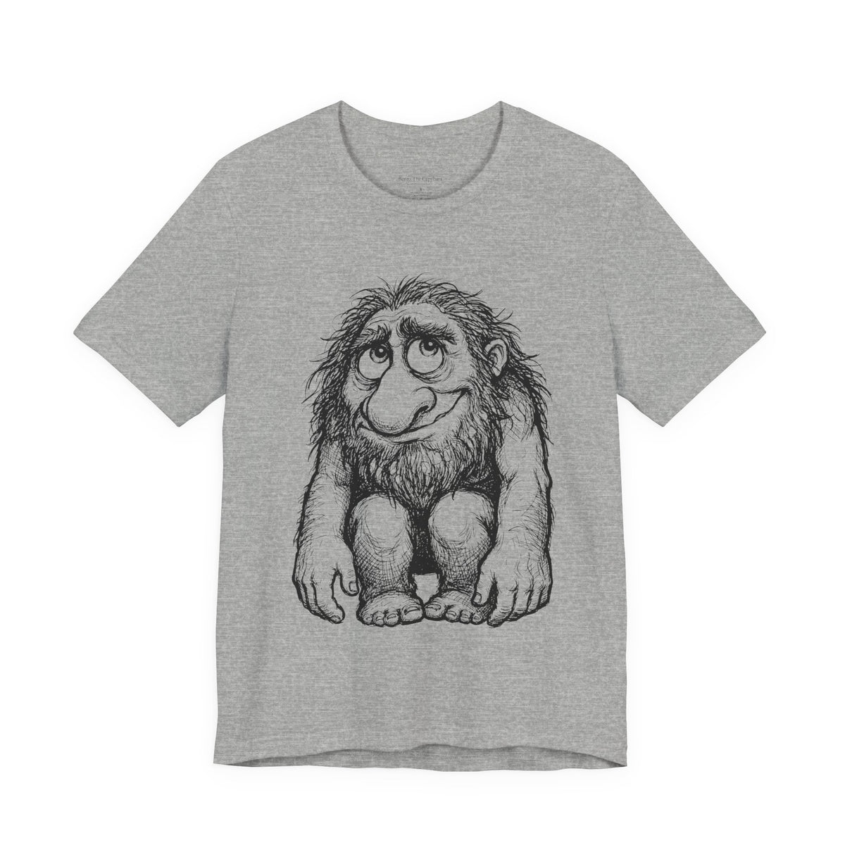 Hopeful Caveman - Unisex Graphic Round Neck T-Shirt