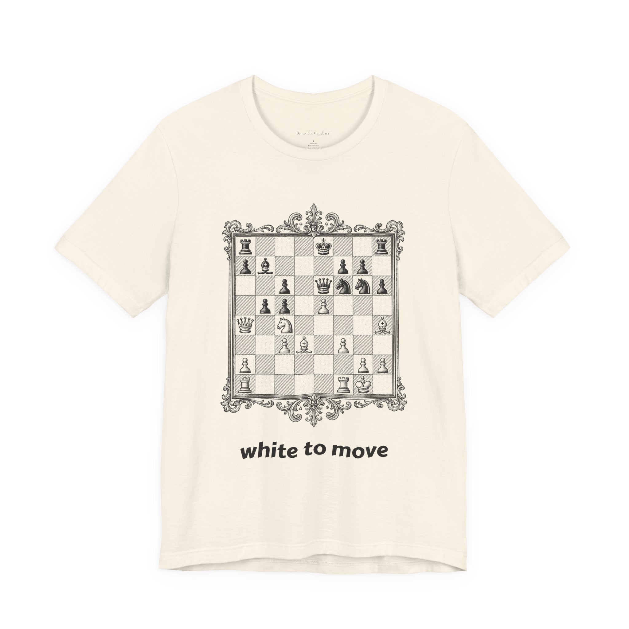 Sacrifice or Silence? Unisex Chess T-Shirt — Front & Back Print