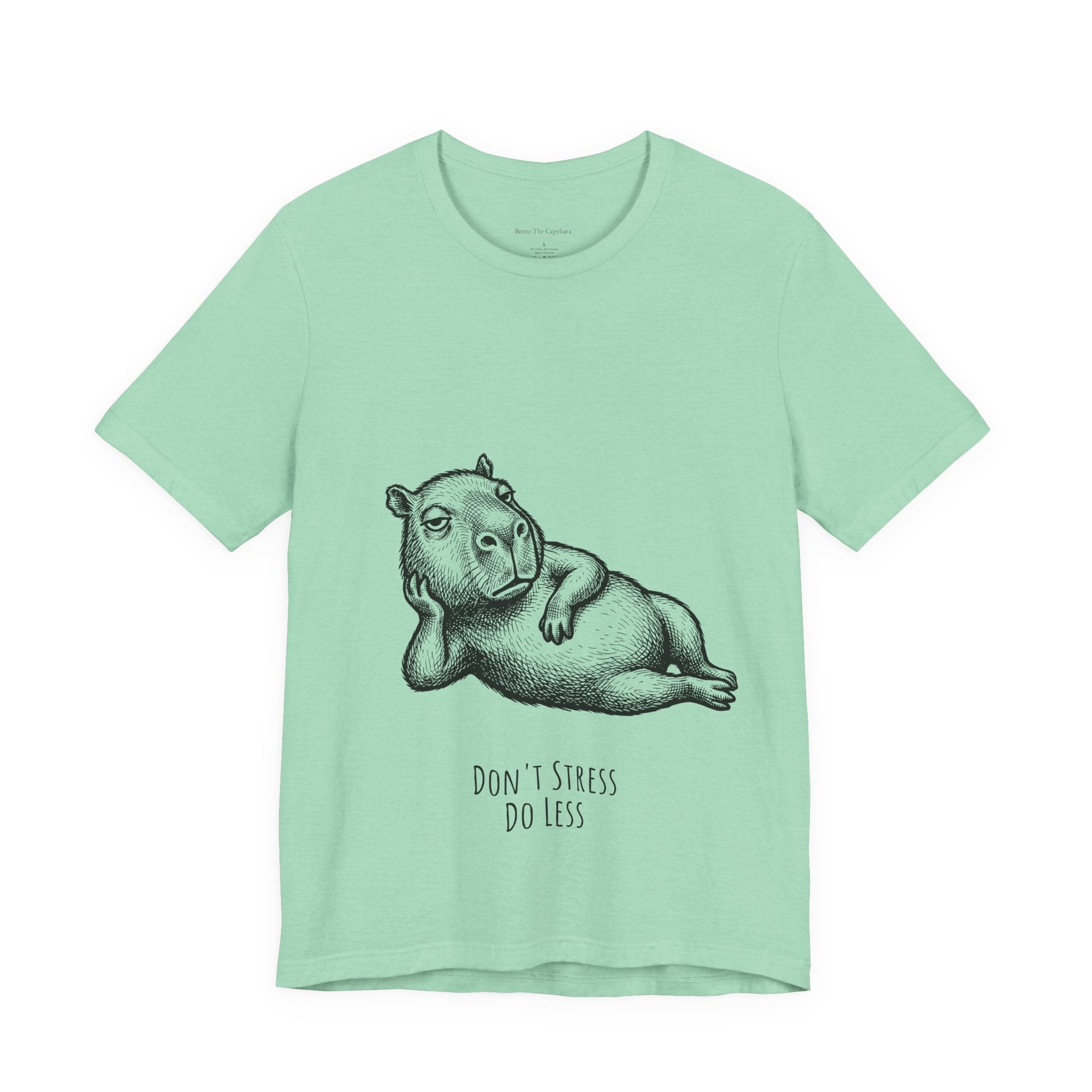 Don't Stress Do Less Capybara Unisex T-Shirt