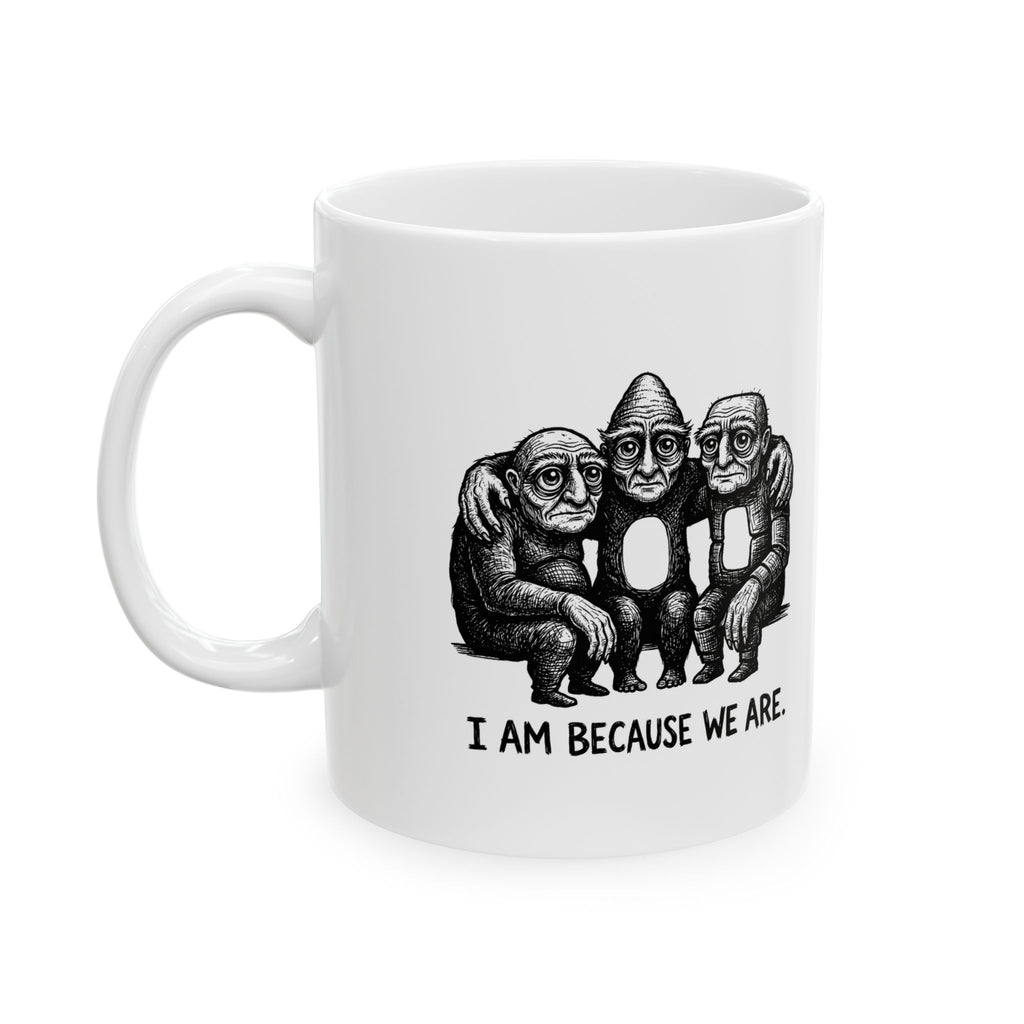 I Am Because We Are Ceramic Mug – 11 oz