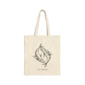Do Less Become More Yin Yang Whales Unisex Tote Bag