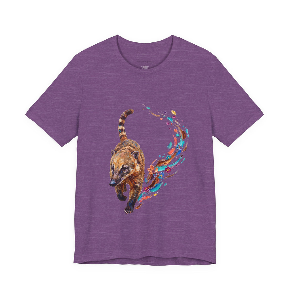 Coati in Motion Round Neck T-Shirt