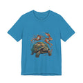 Clockwork Hare & Tortoise Round Neck T-Shirt