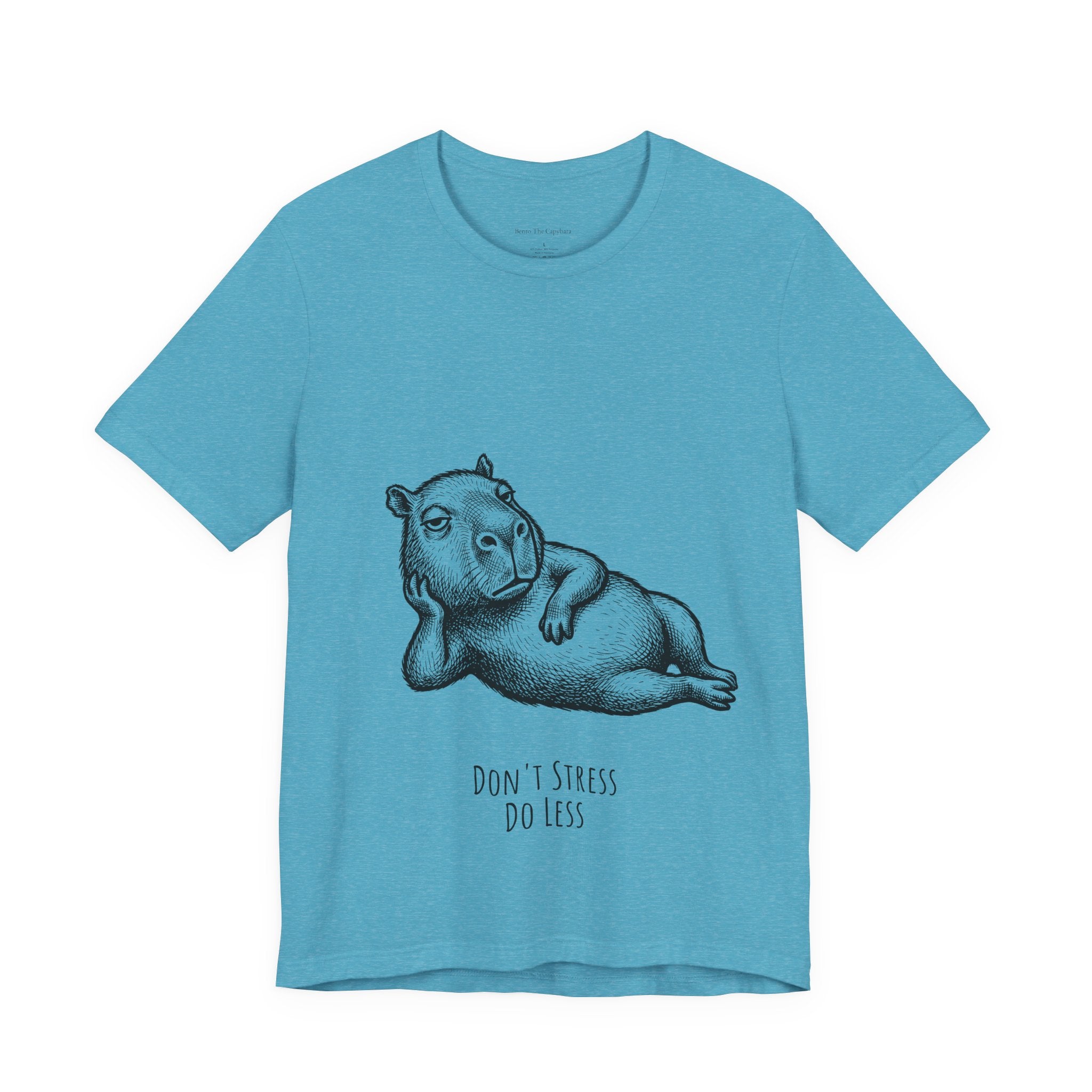 Don't Stress Do Less Capybara Unisex T-Shirt