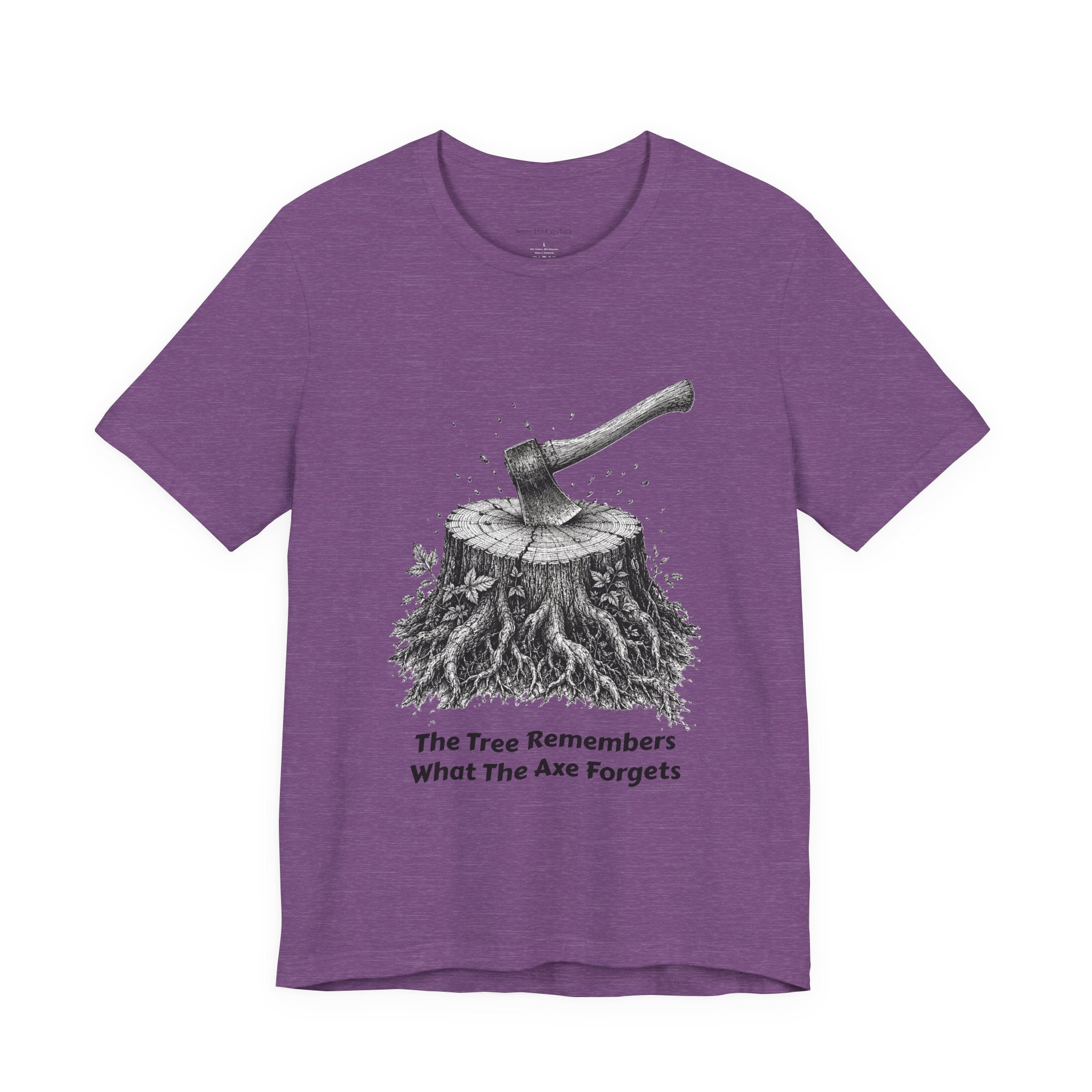The Tree Remembers round neck UNISEX T Shirt