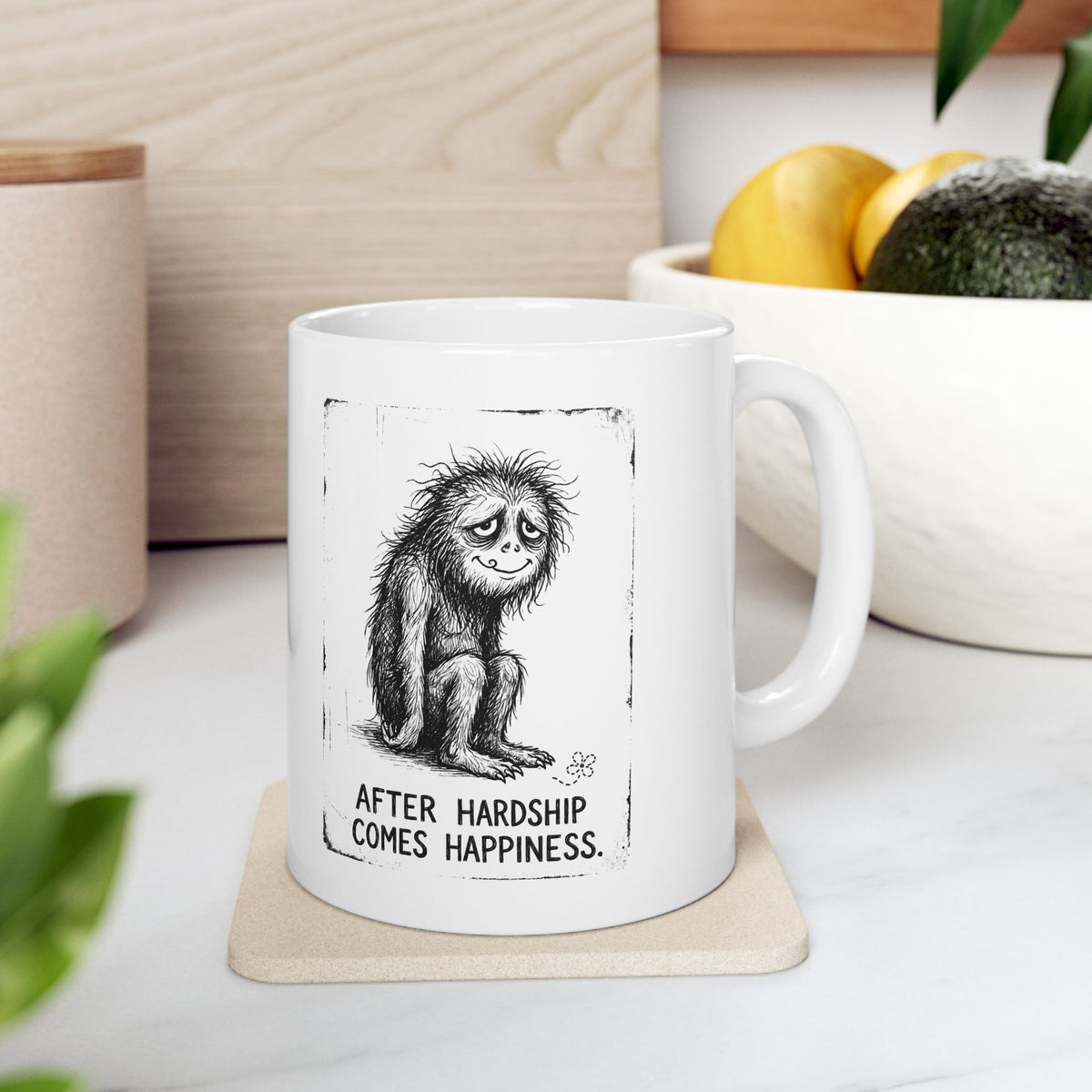 After Hardship Comes Happiness Ceramic Mug – 11 oz