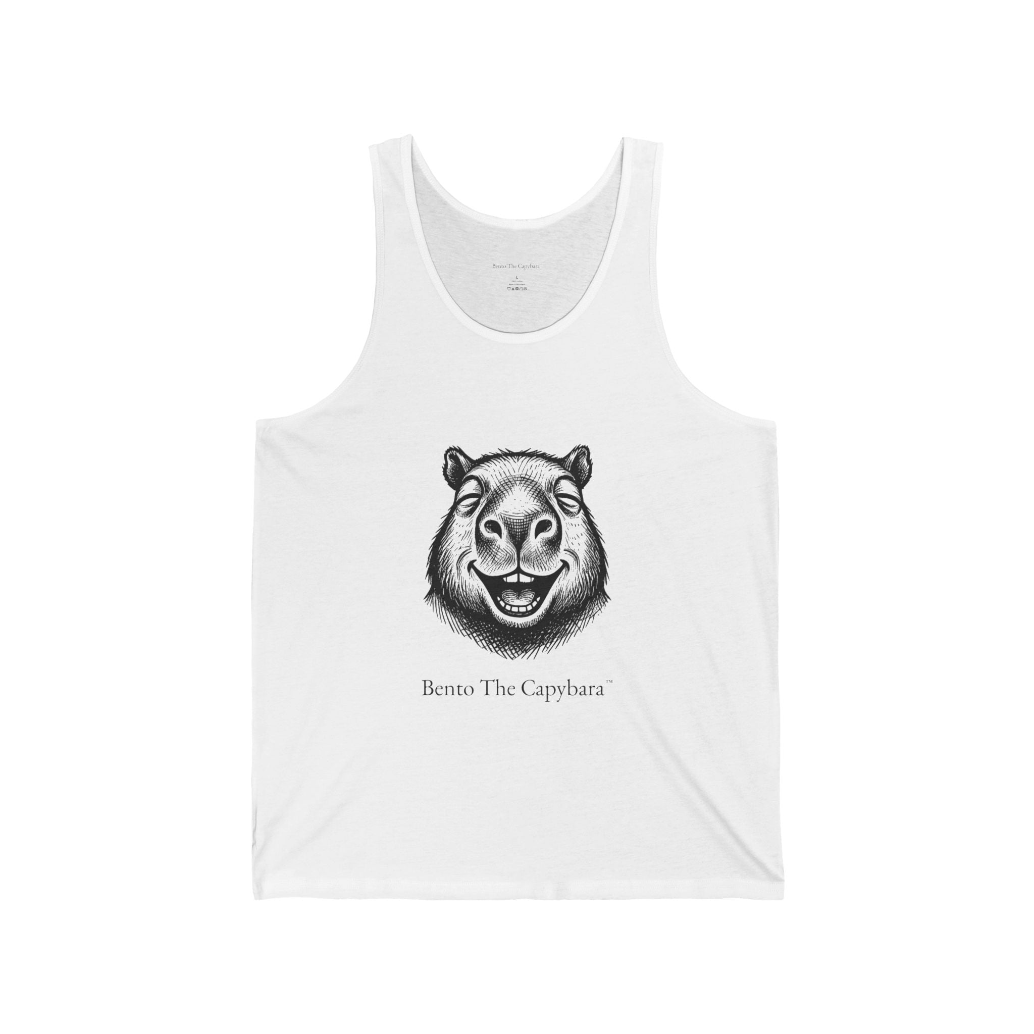 Smiling Capybara Women's Jersey Tank Top