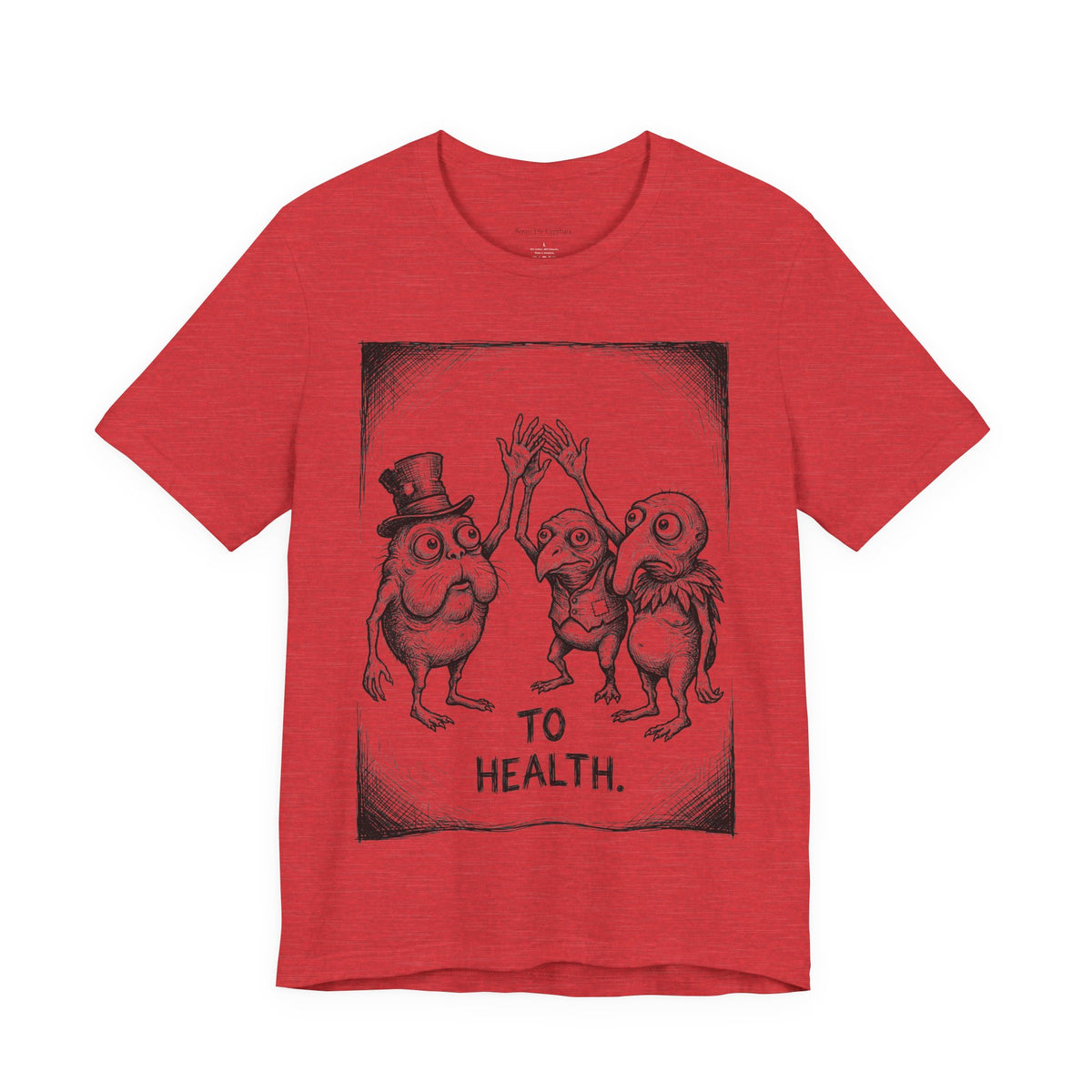 A Questionable Toast Round Neck T-Shirt