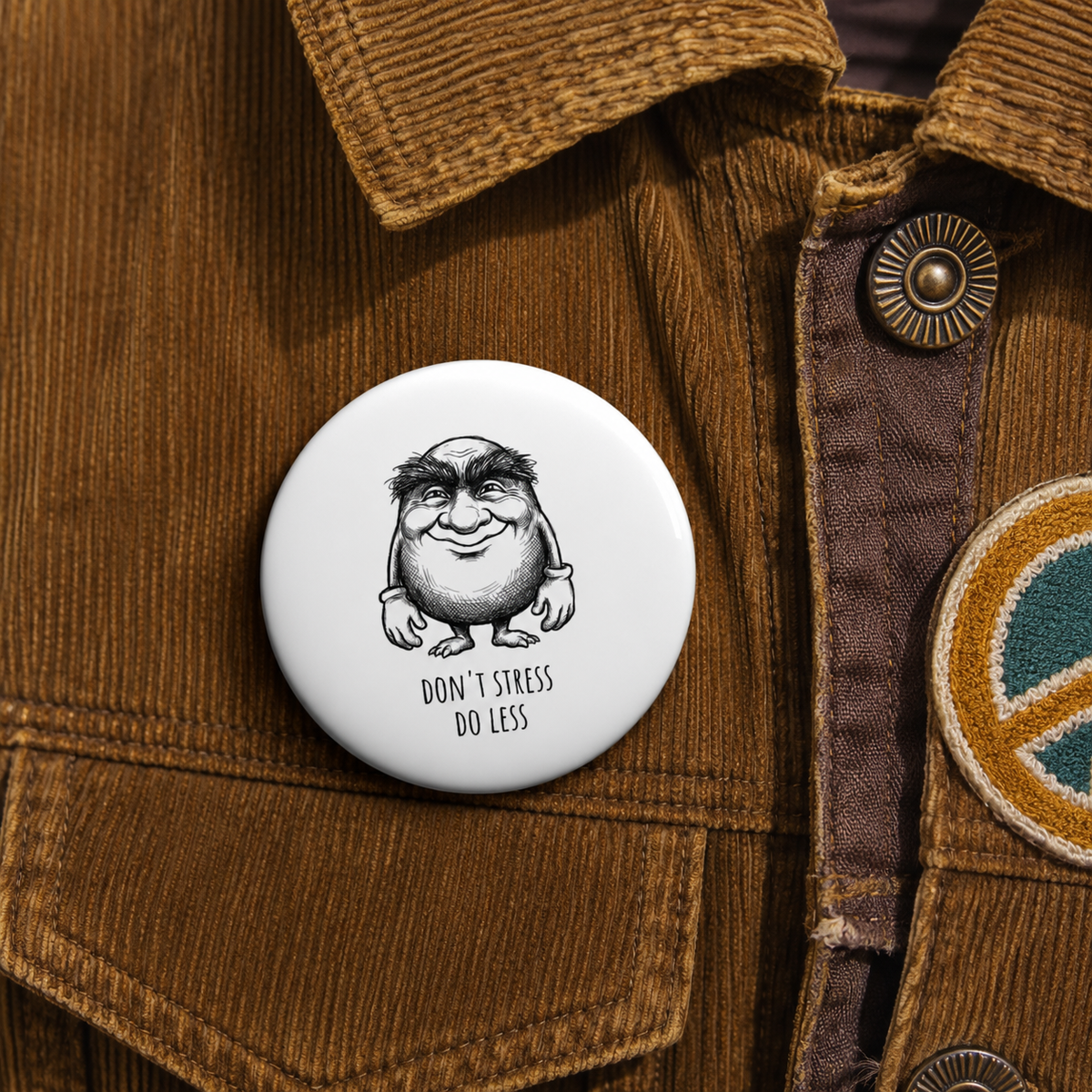 The Unbothered One Pin Button