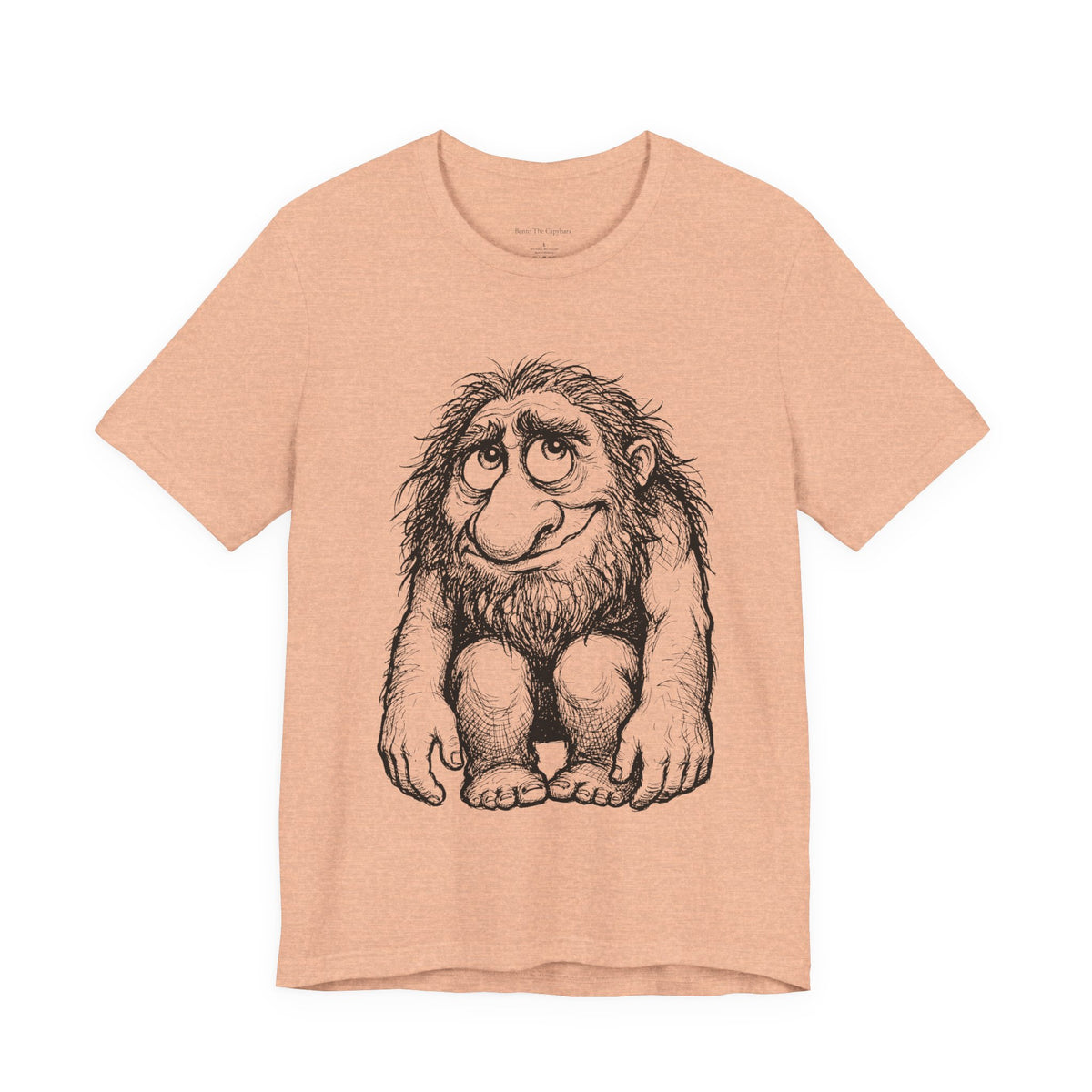 Hopeful Caveman - Unisex Graphic Round Neck T-Shirt