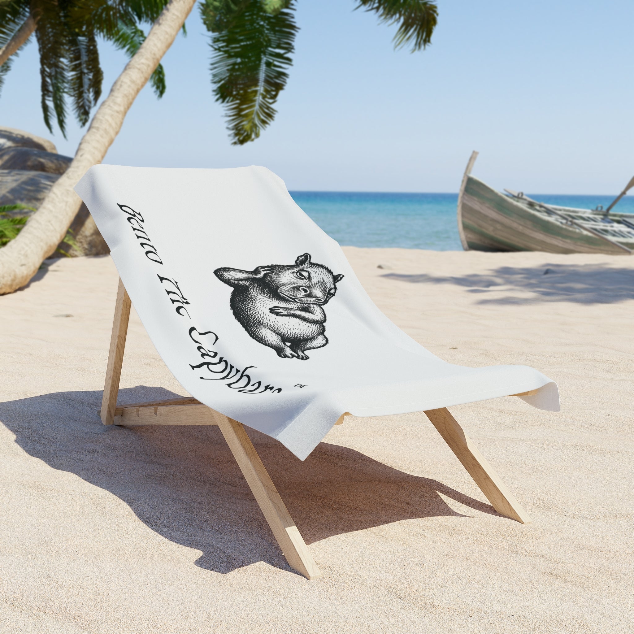Bento The Capybara Beach Towel