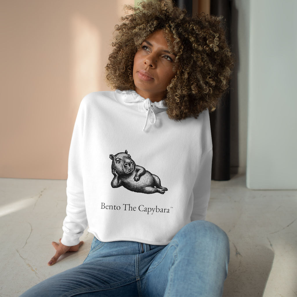 Bento The Capybara Crop Hoodie