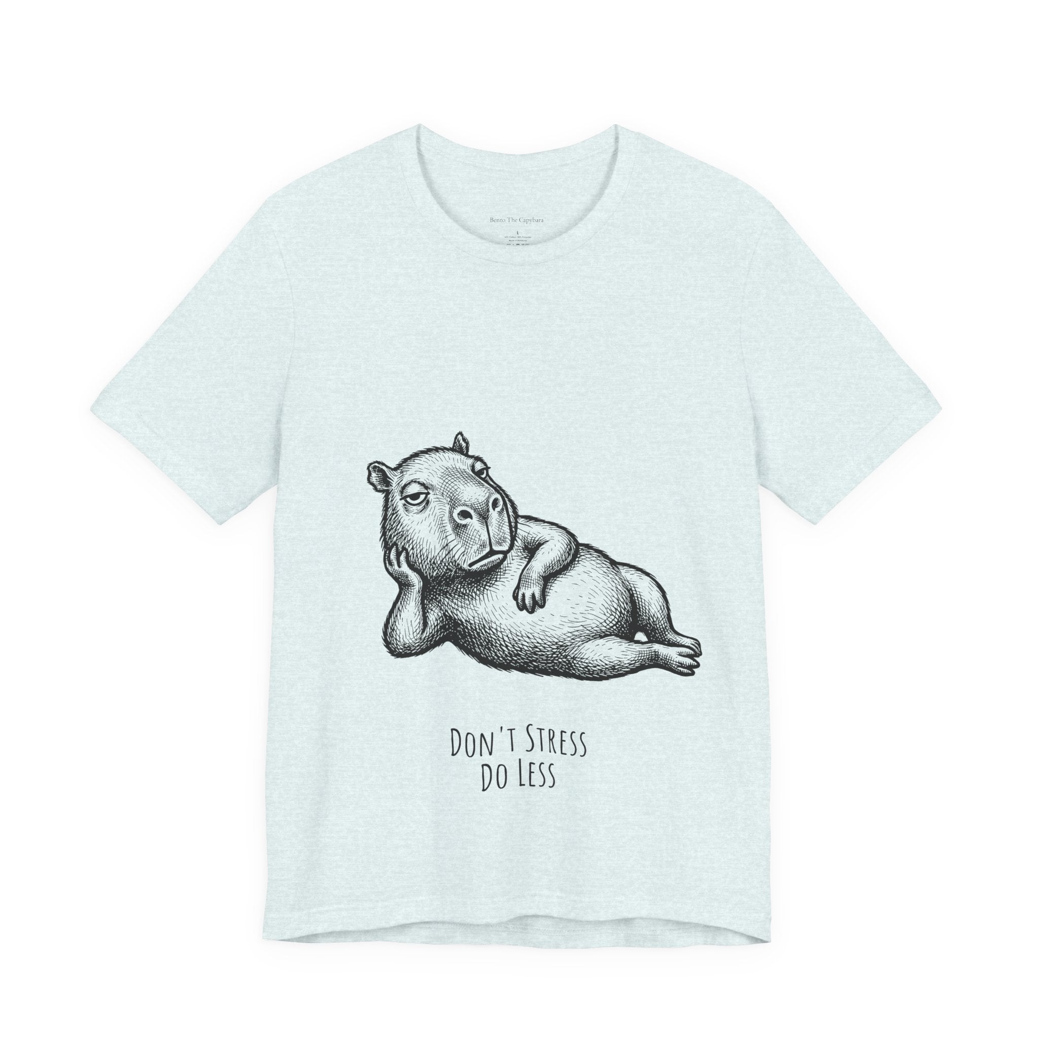 Don't Stress Do Less Capybara Unisex T-Shirt
