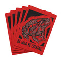 Be Wild. Be Creative. Red Toad Spirit Cards – Premium Playing Card Deck