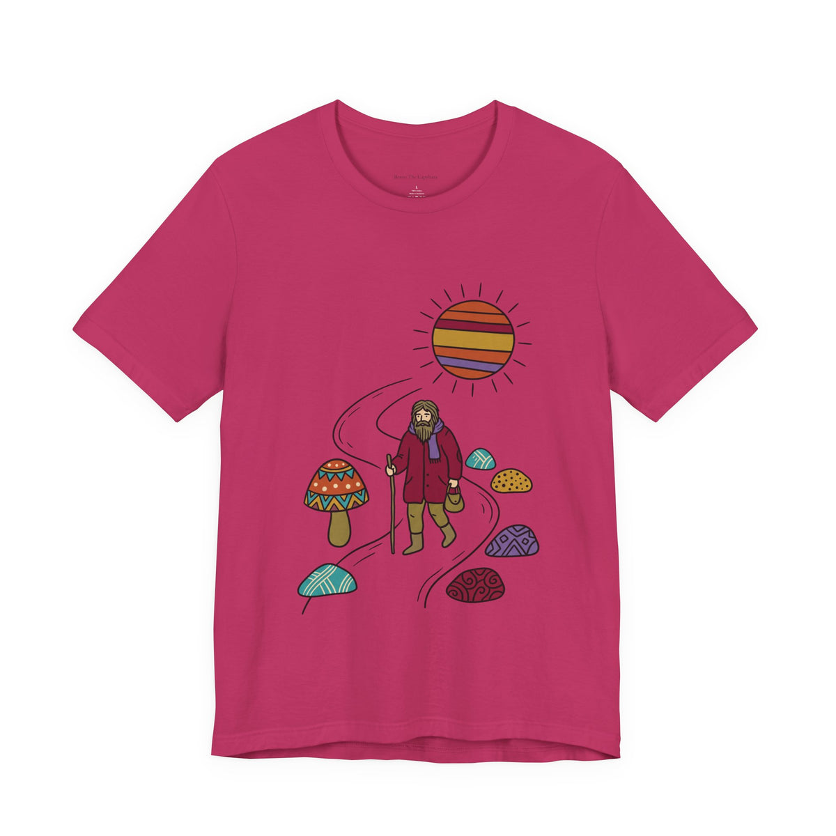 Wandering Through Wonder — Unisex Graphic Round Neck T-Shirt
