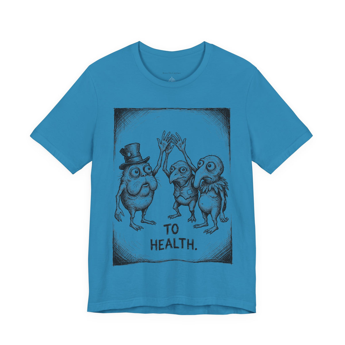 A Questionable Toast Round Neck T-Shirt