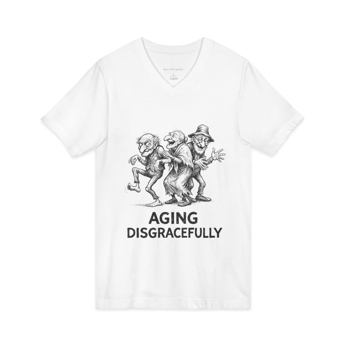 Aging Disgracefully V-Neck T-Shirt