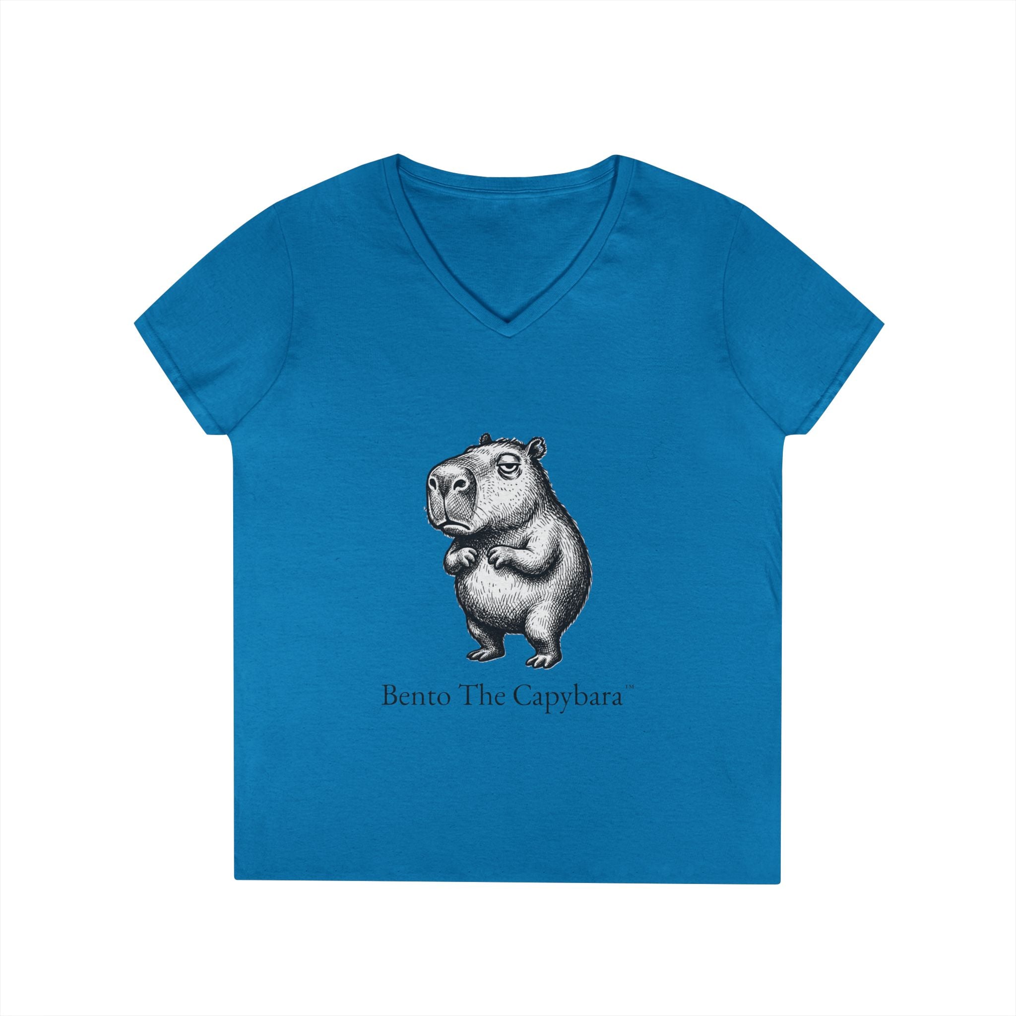 Bento The Capybara Women’s V-Neck T-Shirt