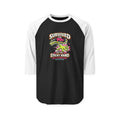 Unisex Survived the 90s Sticky Hand 3/4 Sleeve Raglan Baseball Shirt