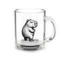 Bento The Capybara State of Mind – 10 oz Glass Coffee Mug