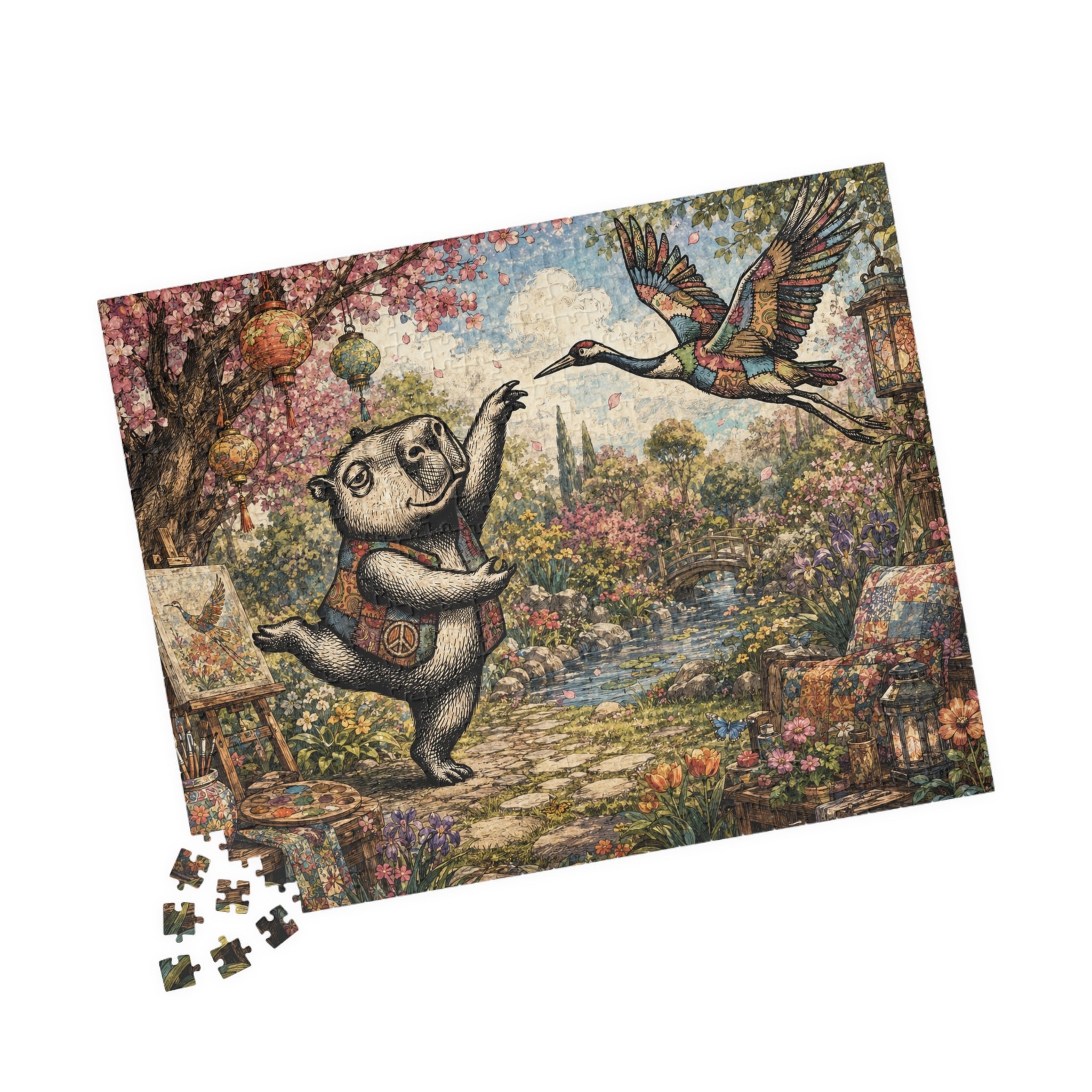 Bento Garden Flight 520-Piece Puzzle