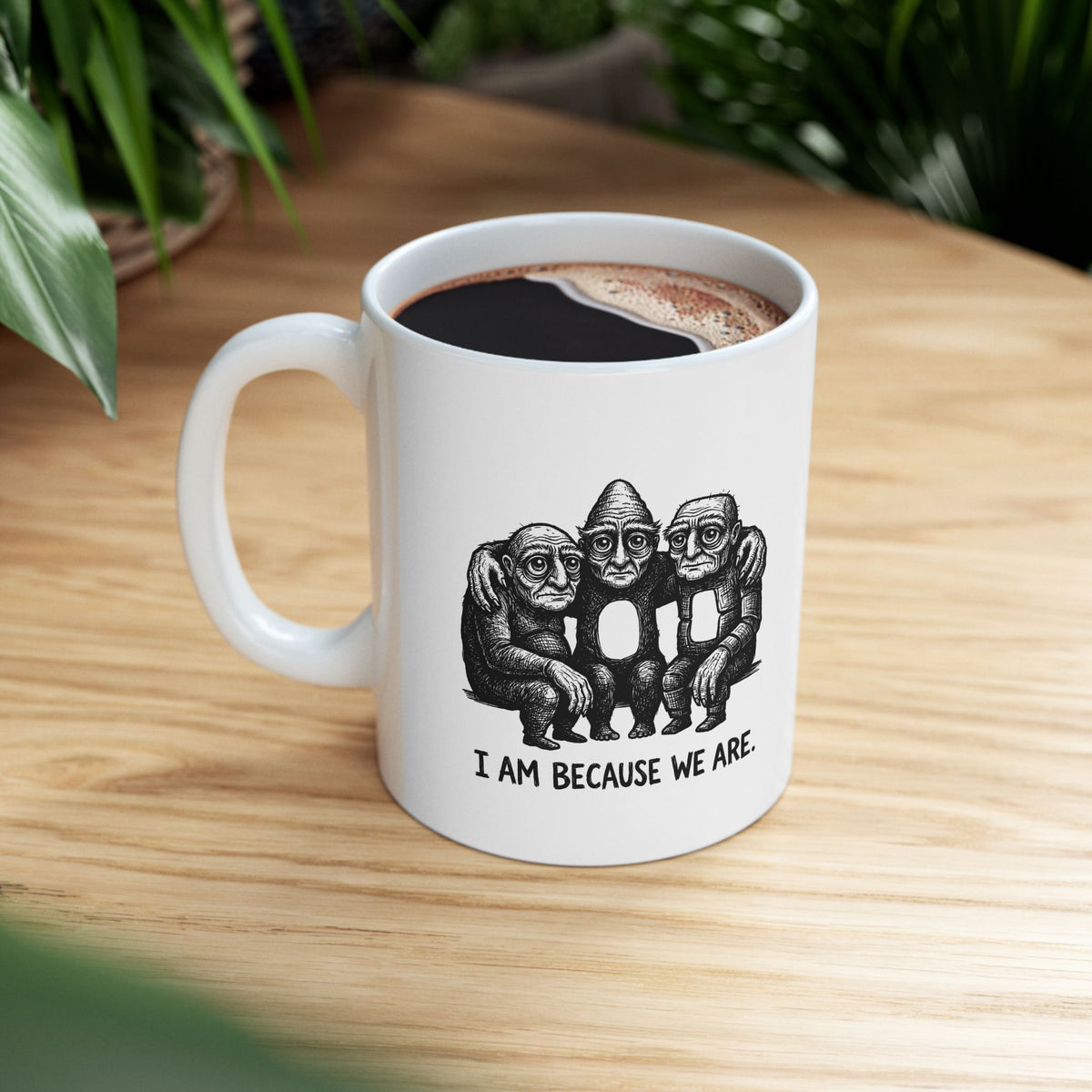 I Am Because We Are Ceramic Mug – 11 oz