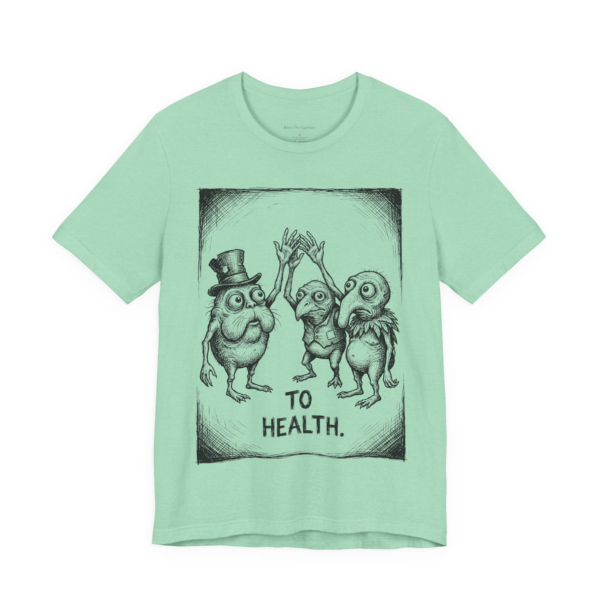 A Questionable Toast Round Neck T-Shirt