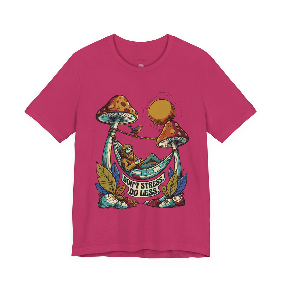 Don't Stress UNISEX Graphic Round Neck T-Shirt