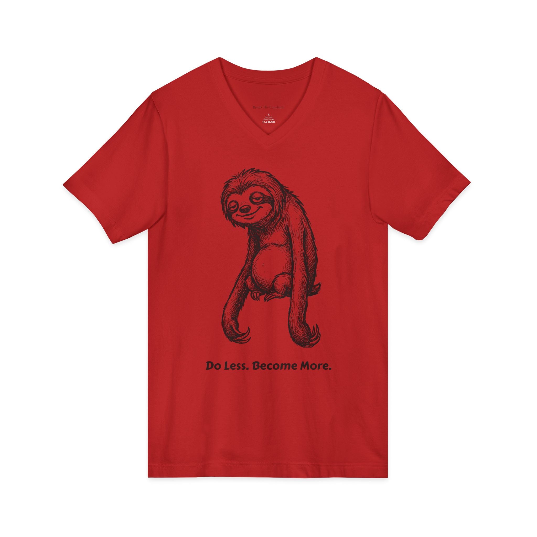 Less is More - Men's V-Neck Tee