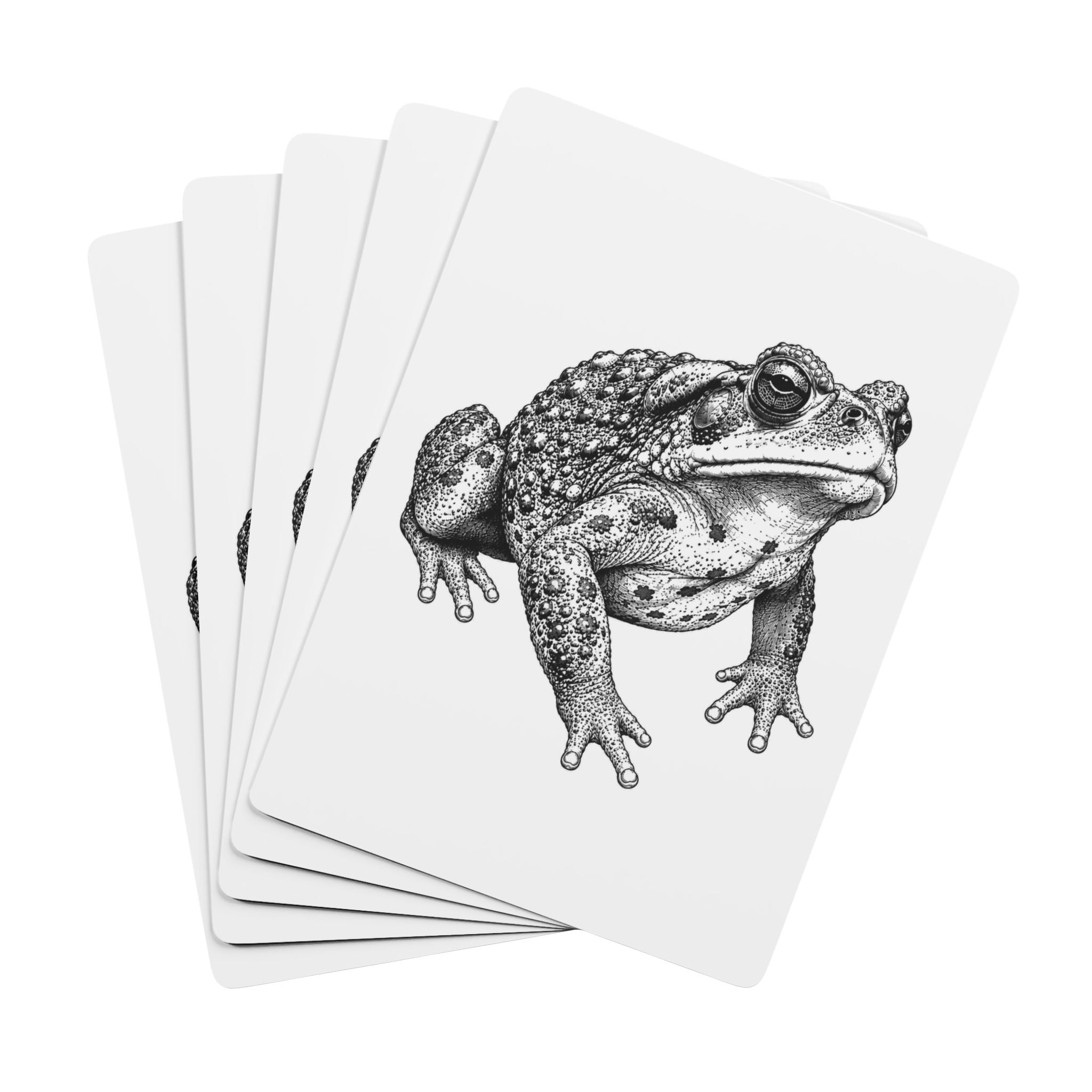 Mist Gray Toad Spirit Cards – Premium Playing Card Deck