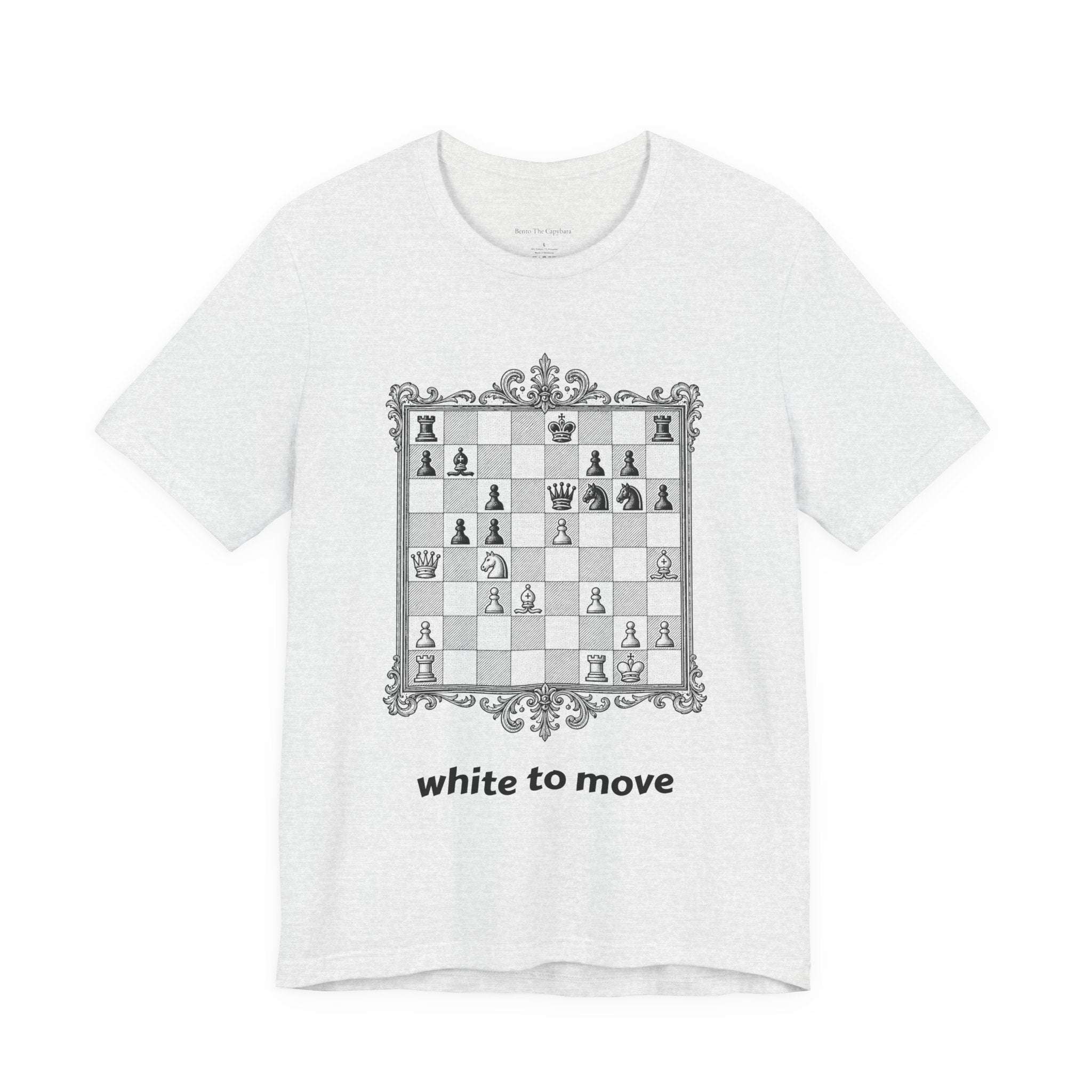 Sacrifice or Silence? Unisex Chess T-Shirt — Front & Back Print