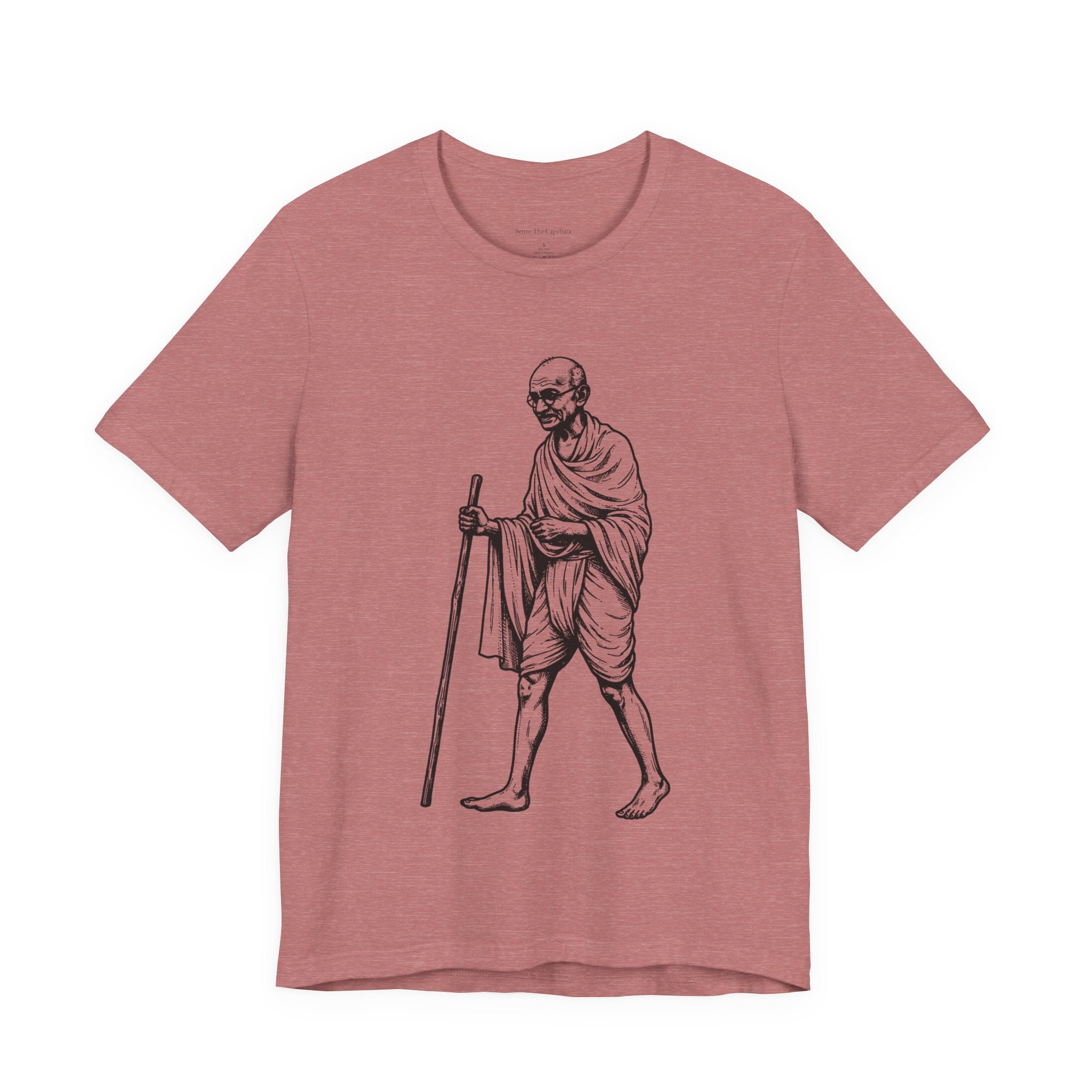 Be The Change You Want To See in The World - Round Neck Tee