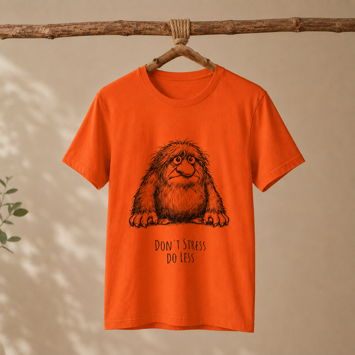 The Heavy Thinker Round Neck T-Shirt