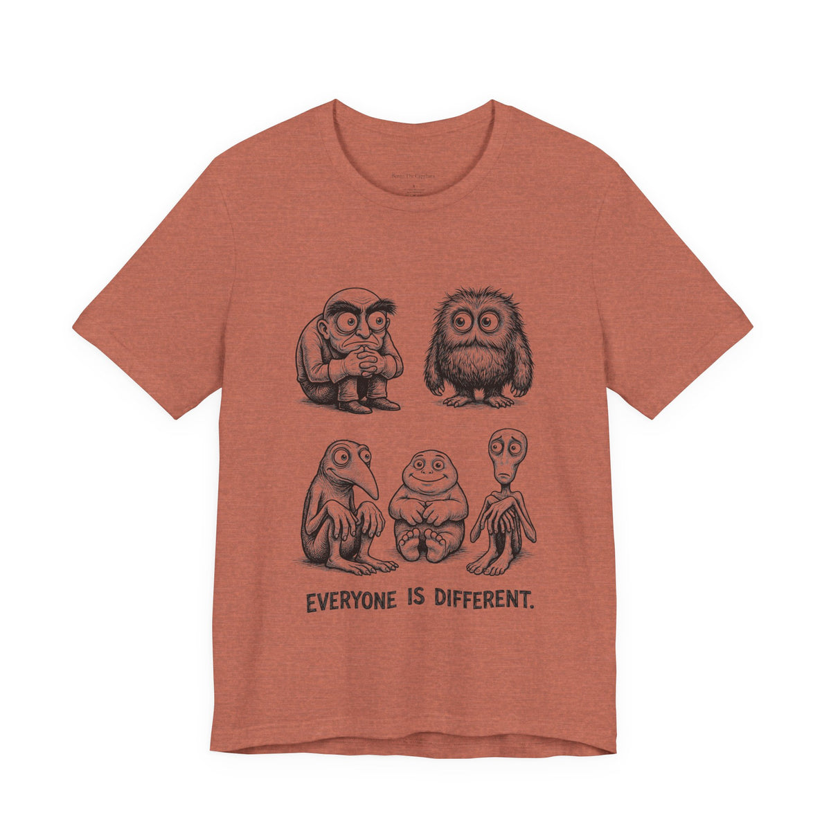 No Two Alike Round Neck T-Shirt
